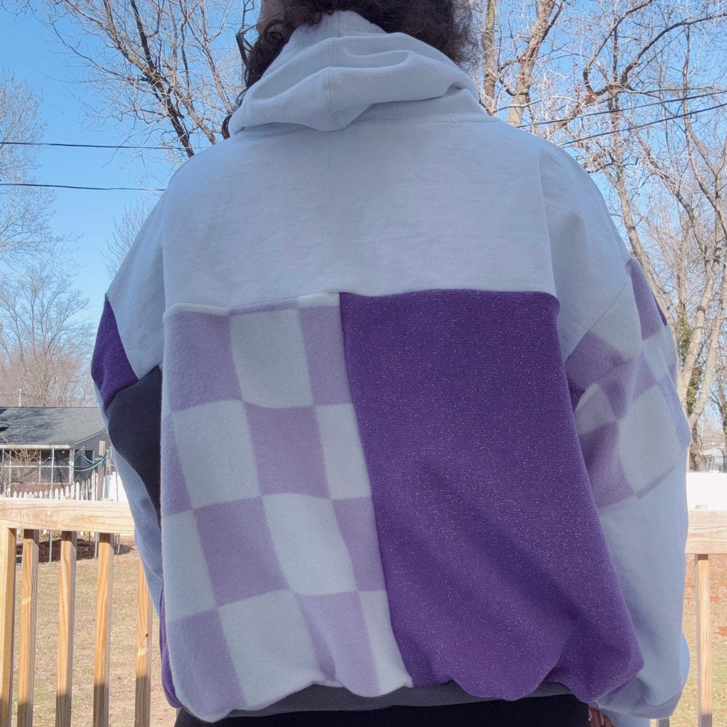 Guts Patchwork Hoodie - Size XS-2XL