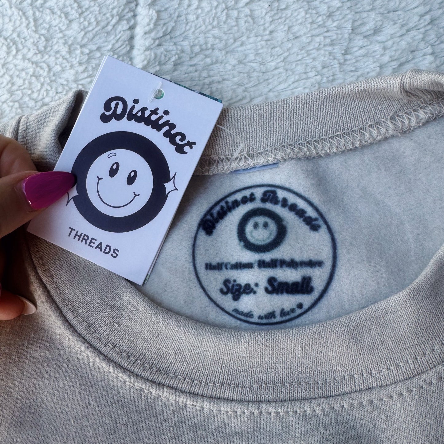 Row of Duckies Ready To Ship Embroidered Crew - Size Small