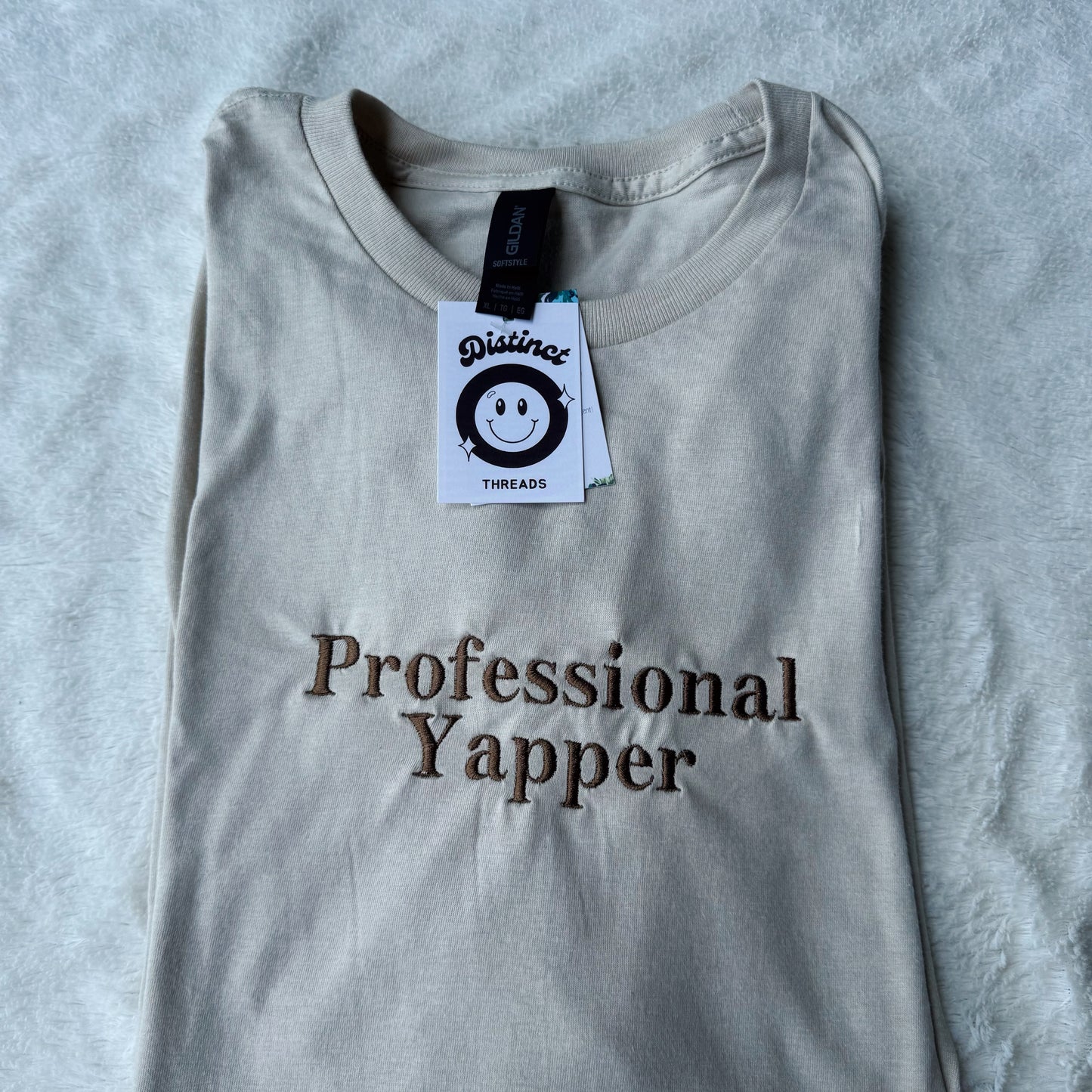 Professional Yapper Embroidered T-Shirt