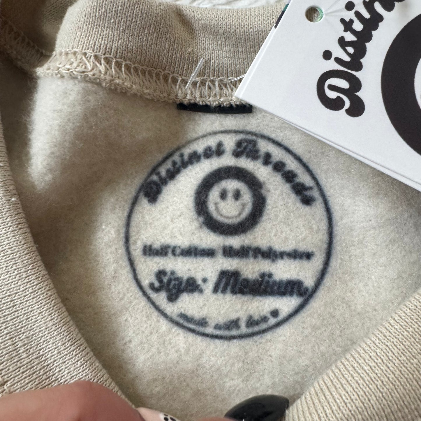 What A Ghostly Scene Ready To Ship Embroidered Crew - Size Medium