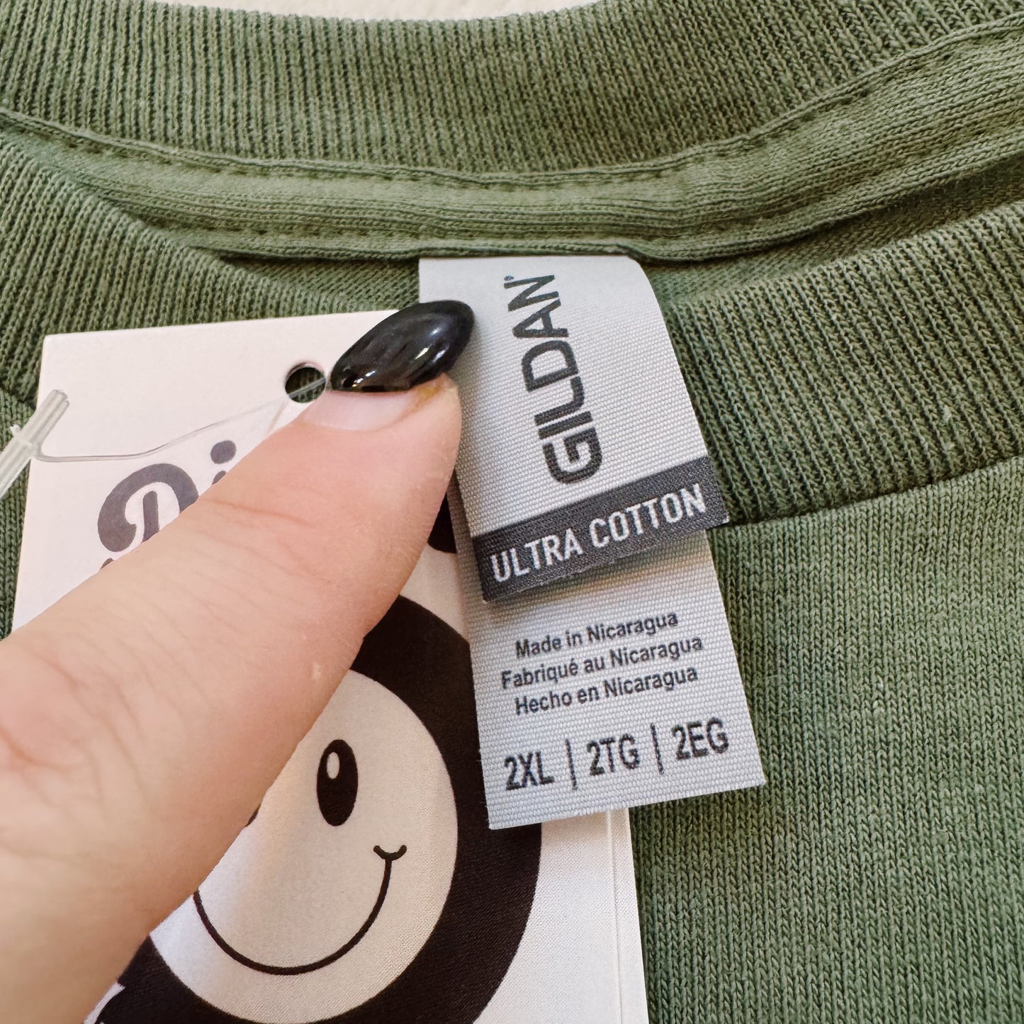 Winter Scene Ready To Ship Embroidered Long Sleeve Tee - Size XXL