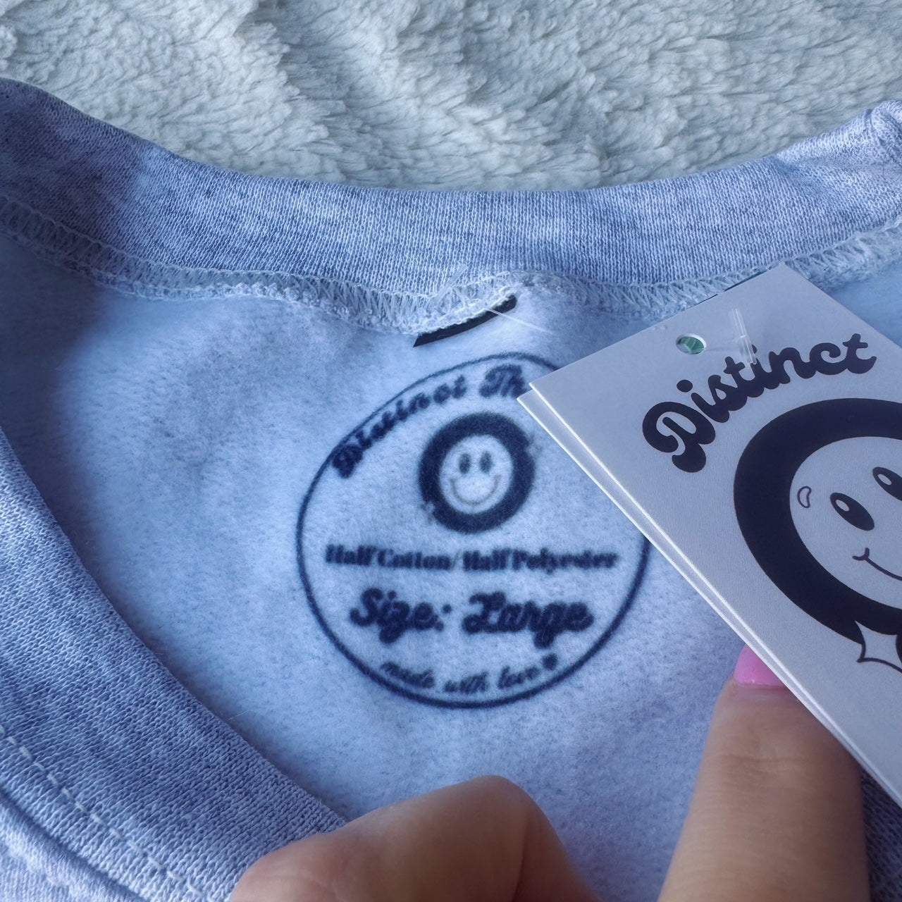 Lucky Charmed Ready To Ship Embroidered Crew - Size Large