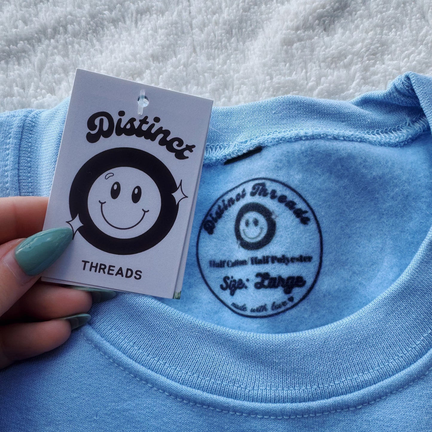 Boy Mom Ready To Ship Embroidered Crew - Size Large