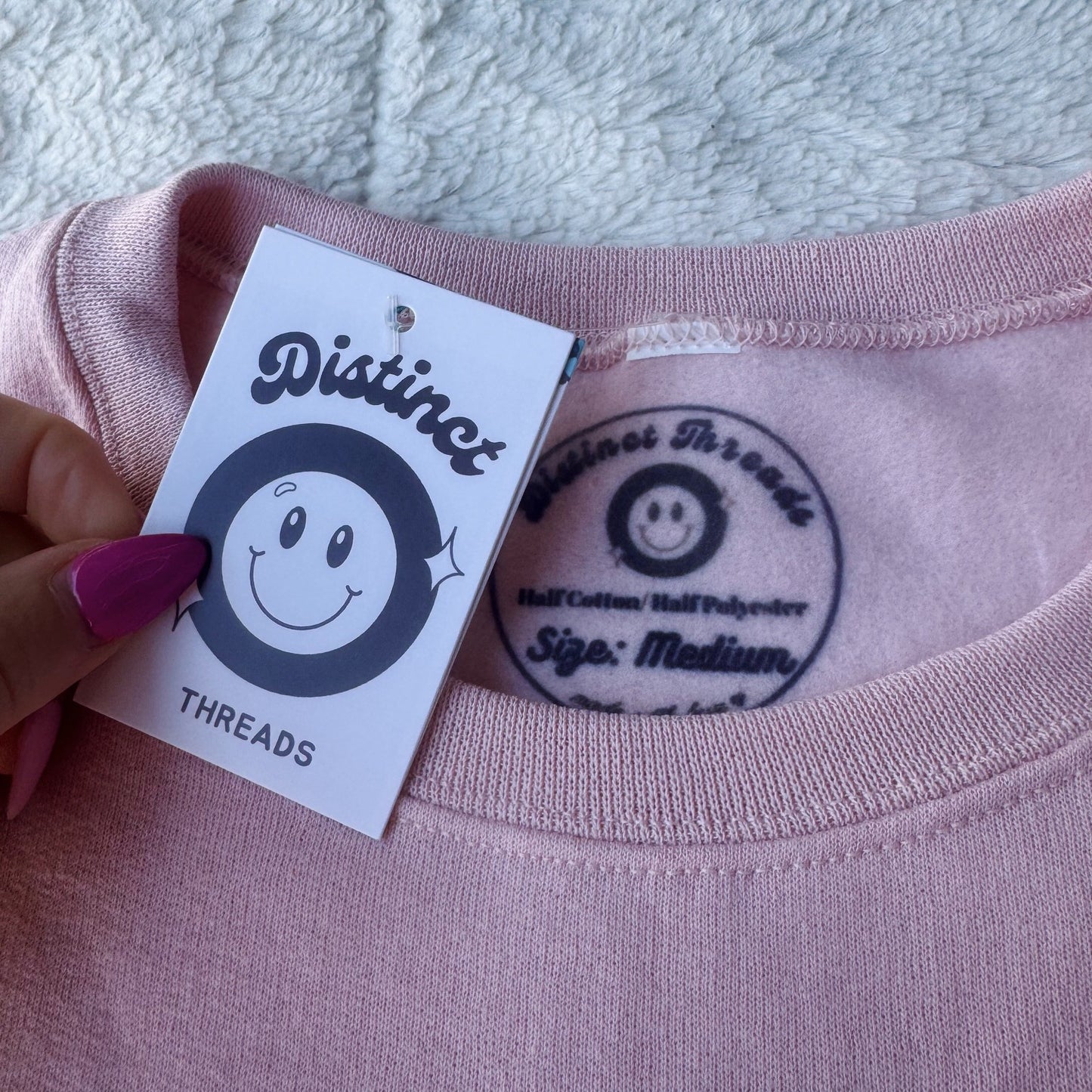 Peeps Inspired Ready To Ship Embroidered Crew - Size Medium