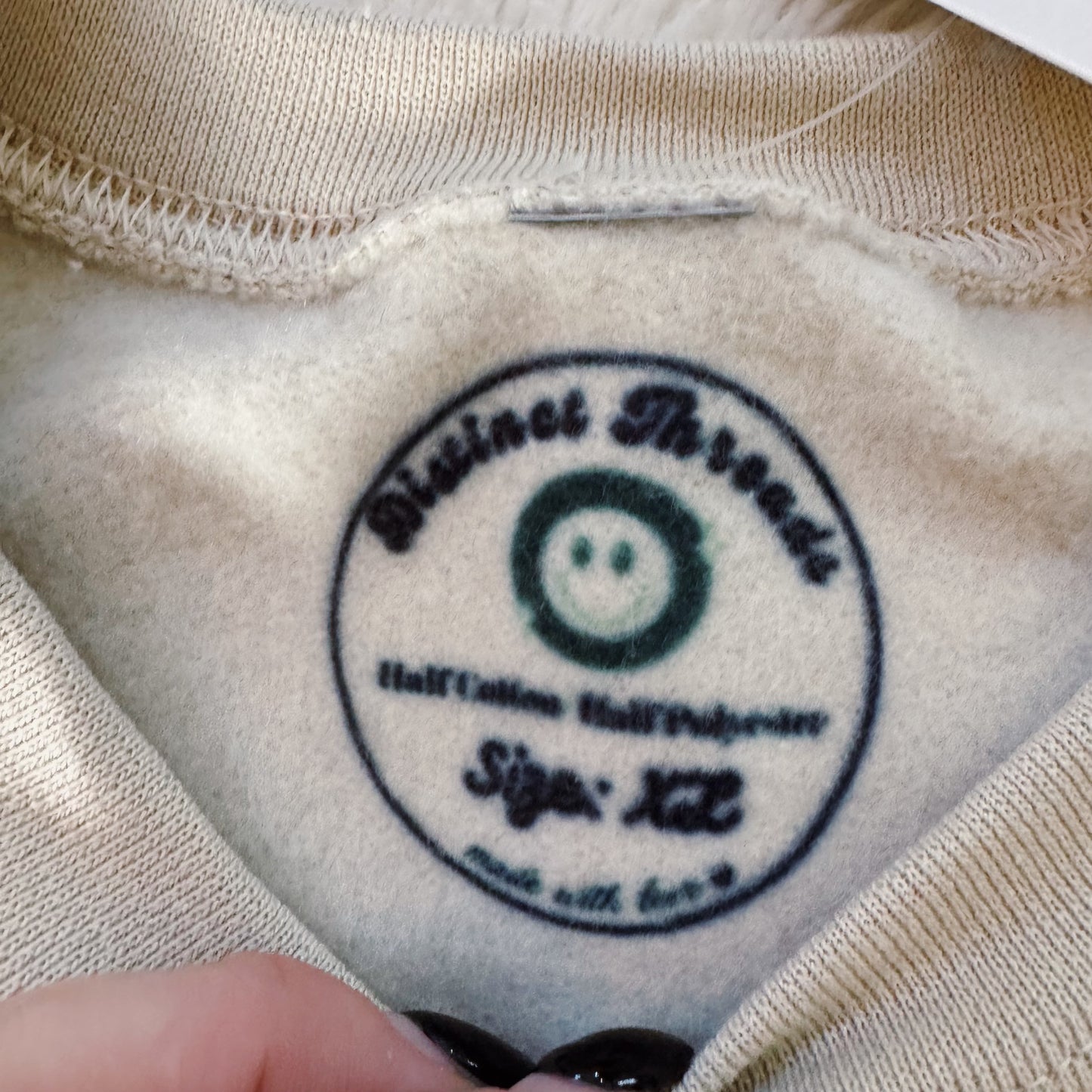 Gingerbread Men Ready To Ship Embroidered Crew - Size XL