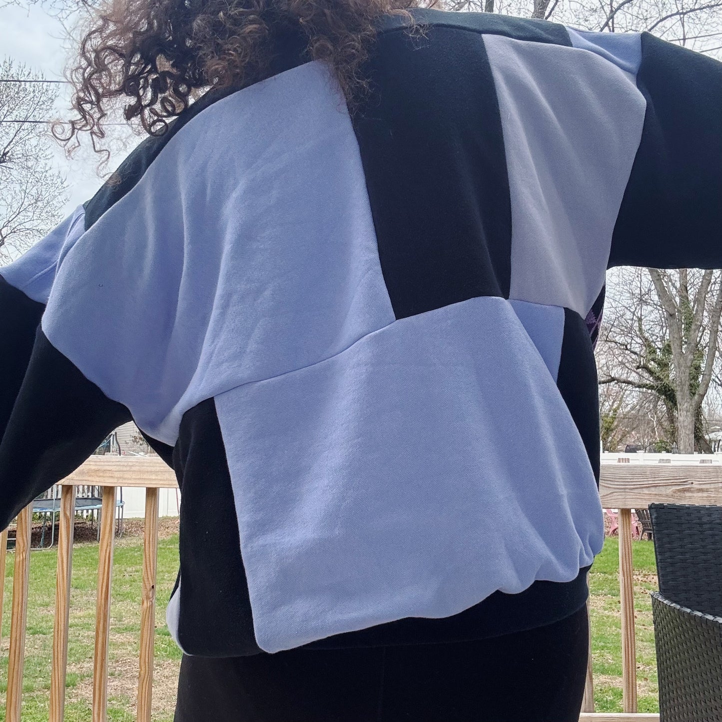 Olivia Patchwork Crew - Size XS-L