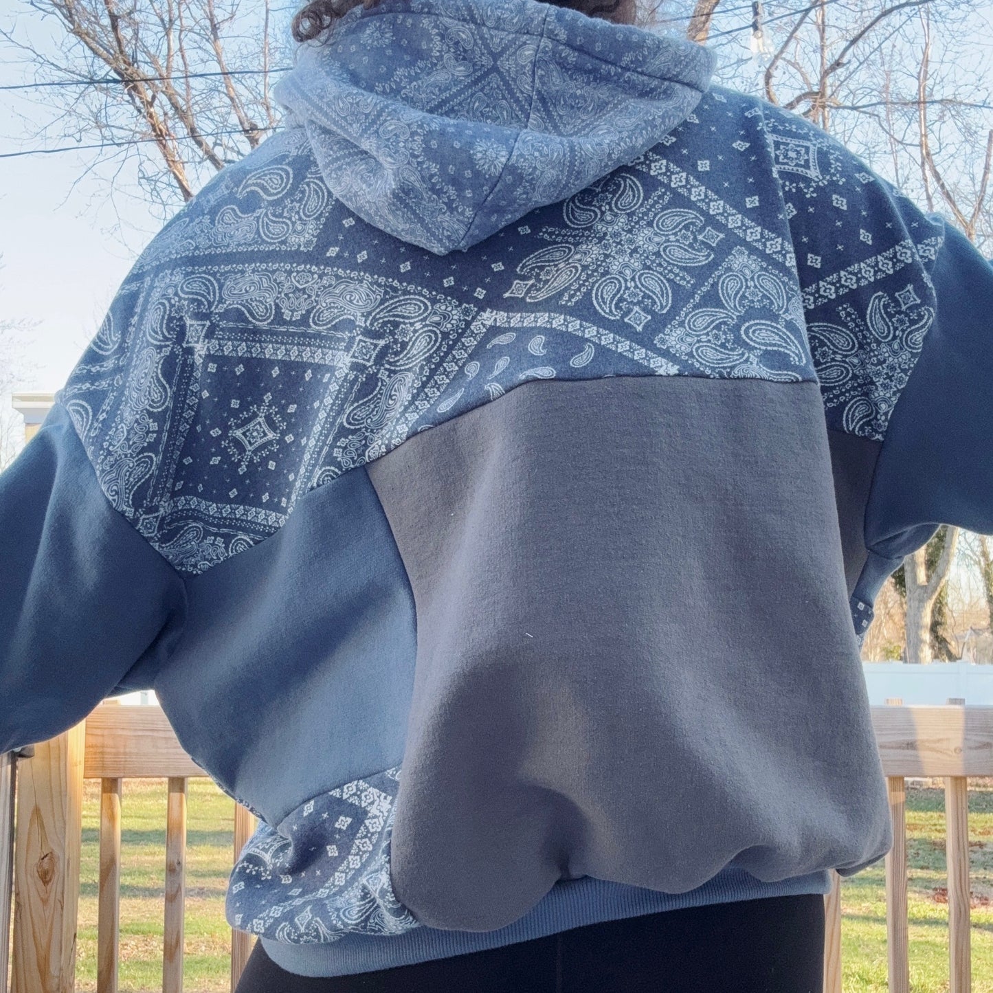 Taylor Patchwork Hoodie - Size XS-2XL