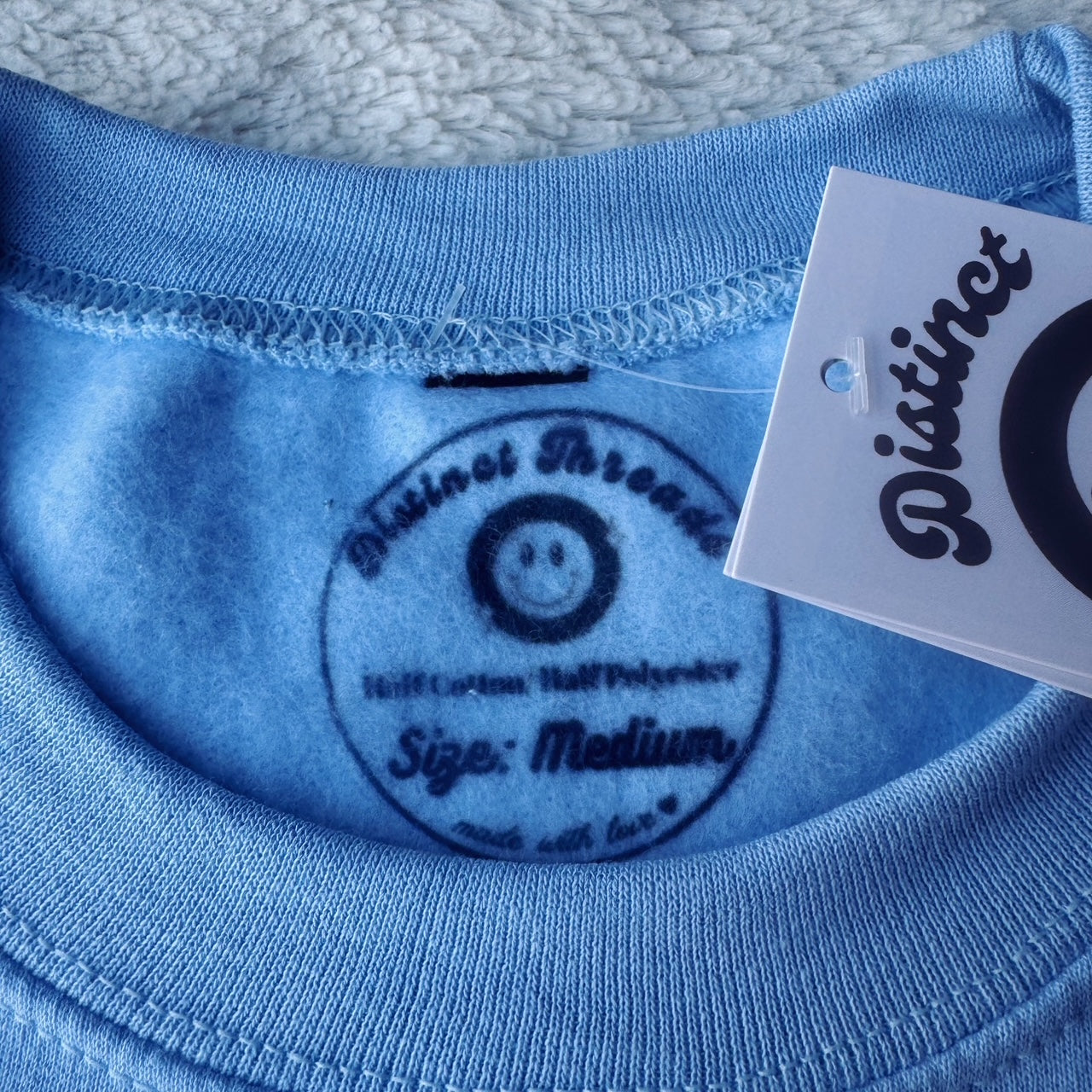 Bunnies Ready To Ship Embroidered Crew - Size Medium