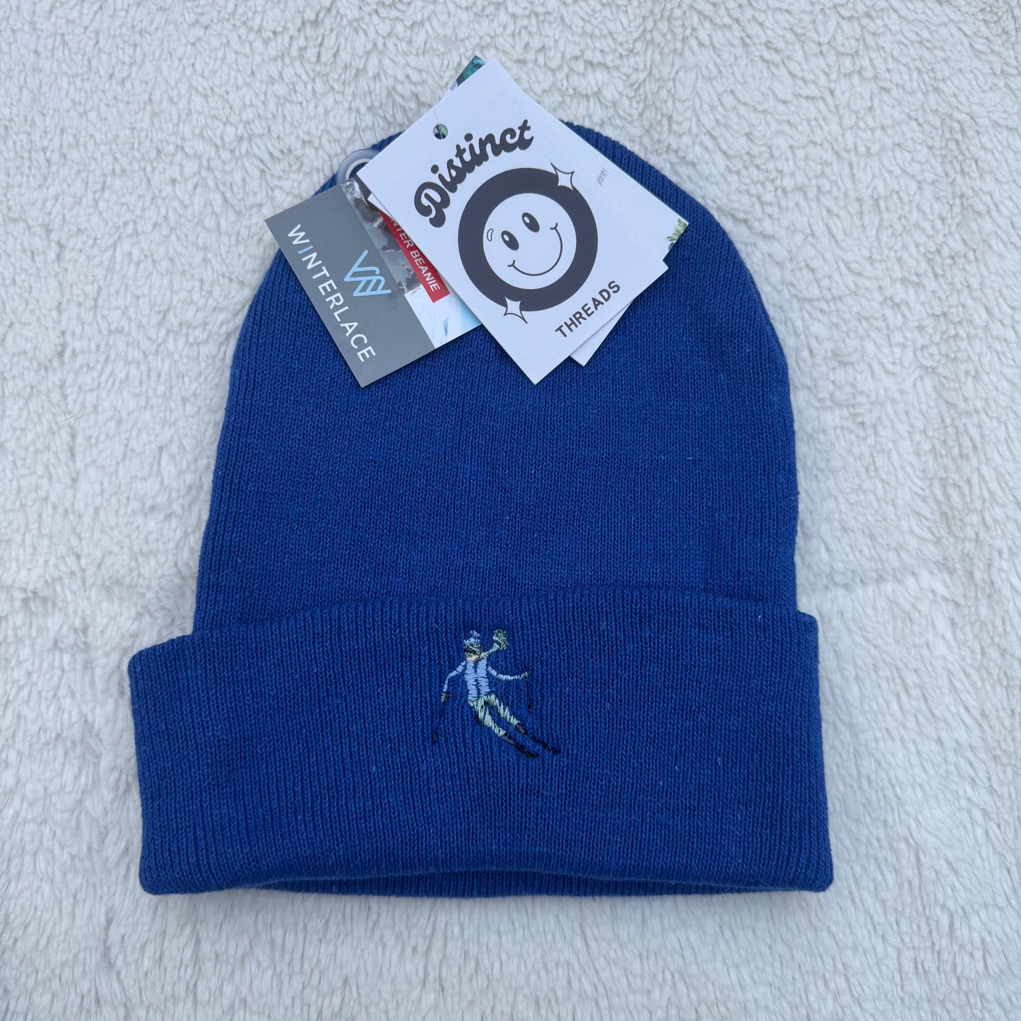 Skier Embroidered Beanie