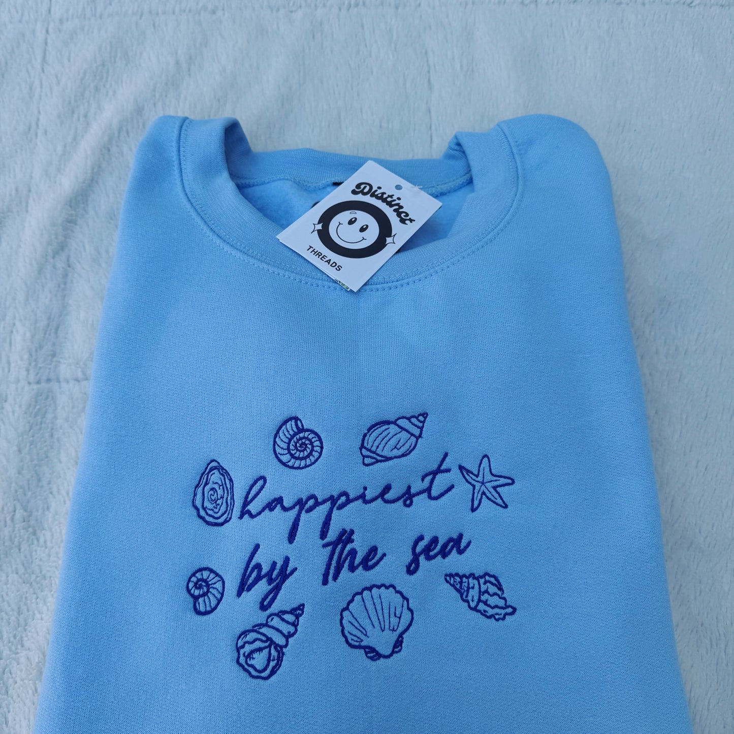 Happiest By The Sea Crewneck Sweatshirt