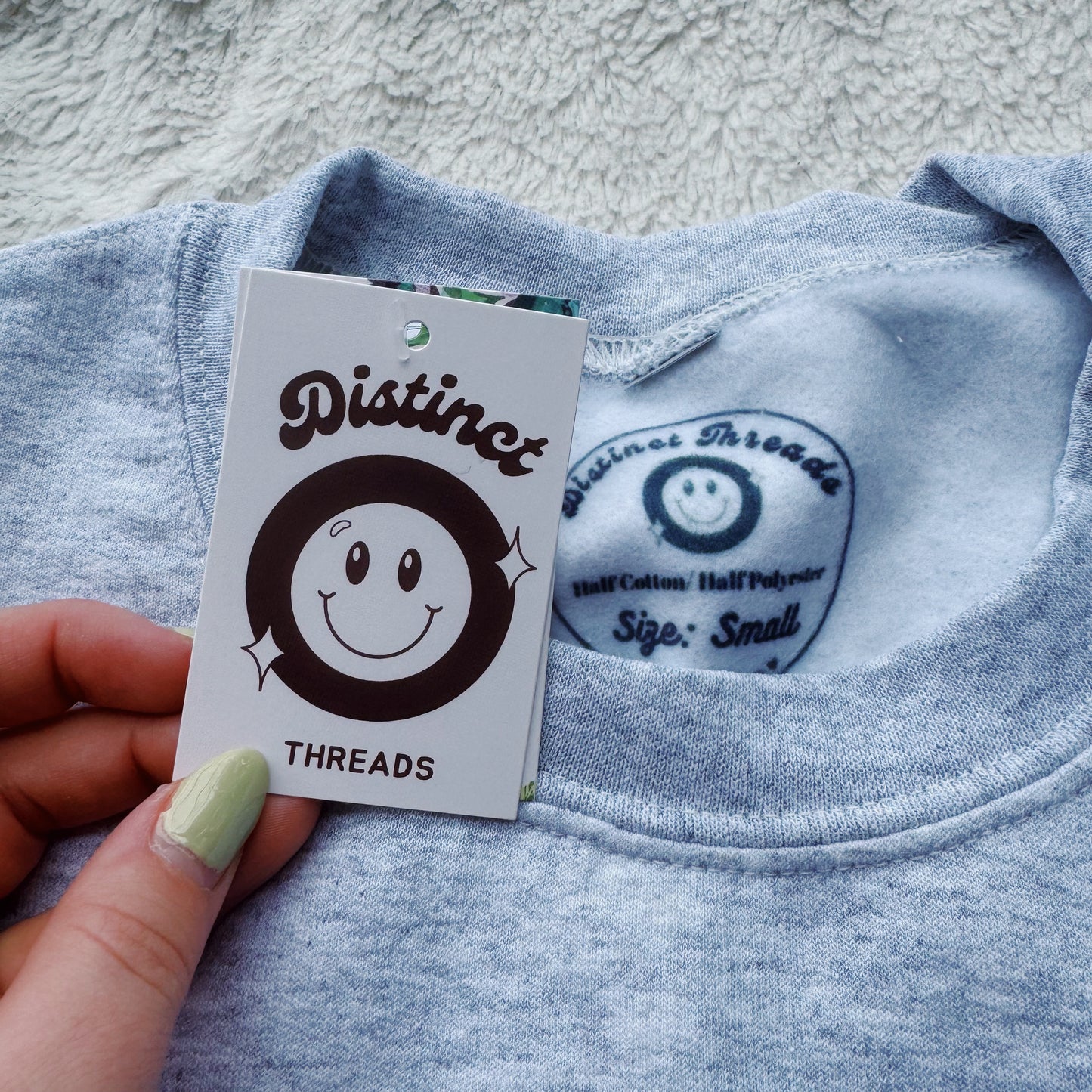 There Is No Such Thing As Too Many Books Ready To Ship Printed Crew - Size Small