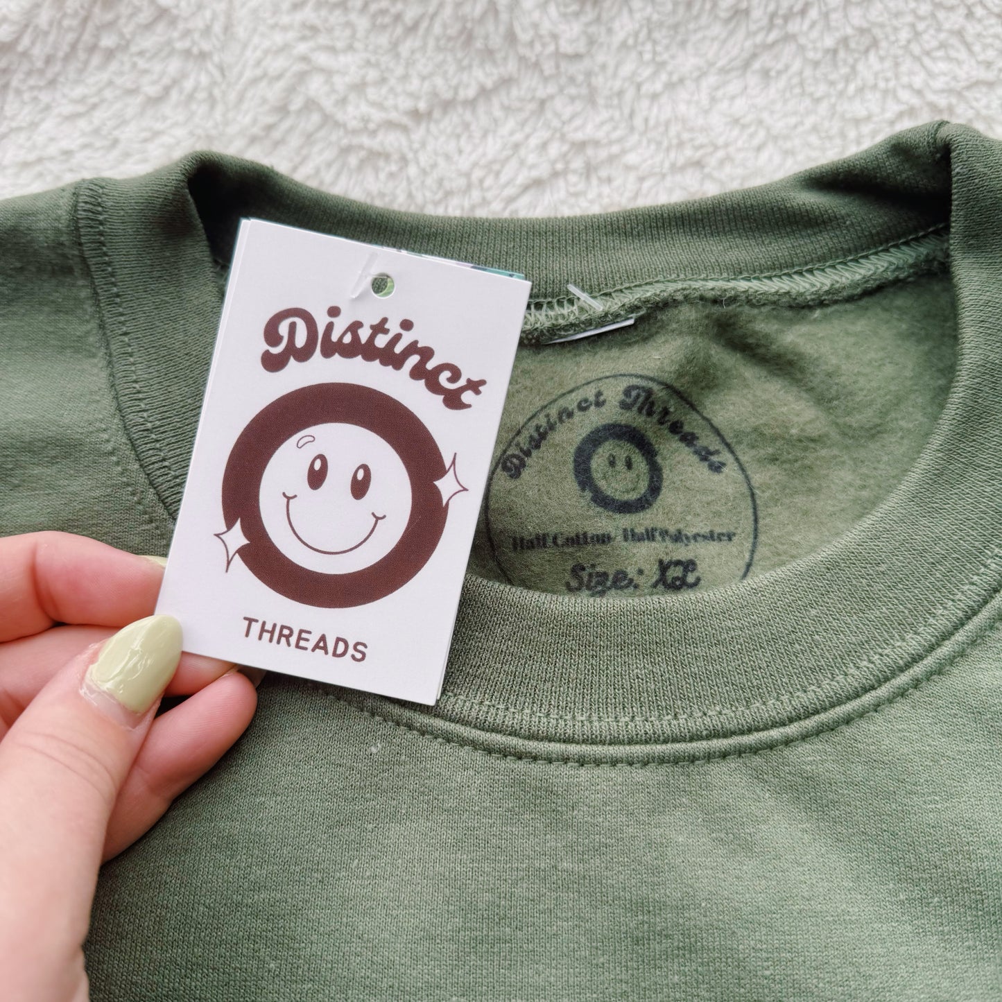 Say Aloe To My Little Friends Ready To Ship Embroidered Crew - Size XL