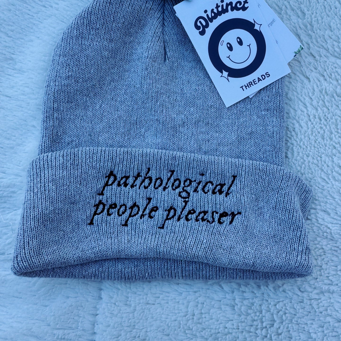 Pathological People Pleaser Taylor Inspired Embroidered Beanie