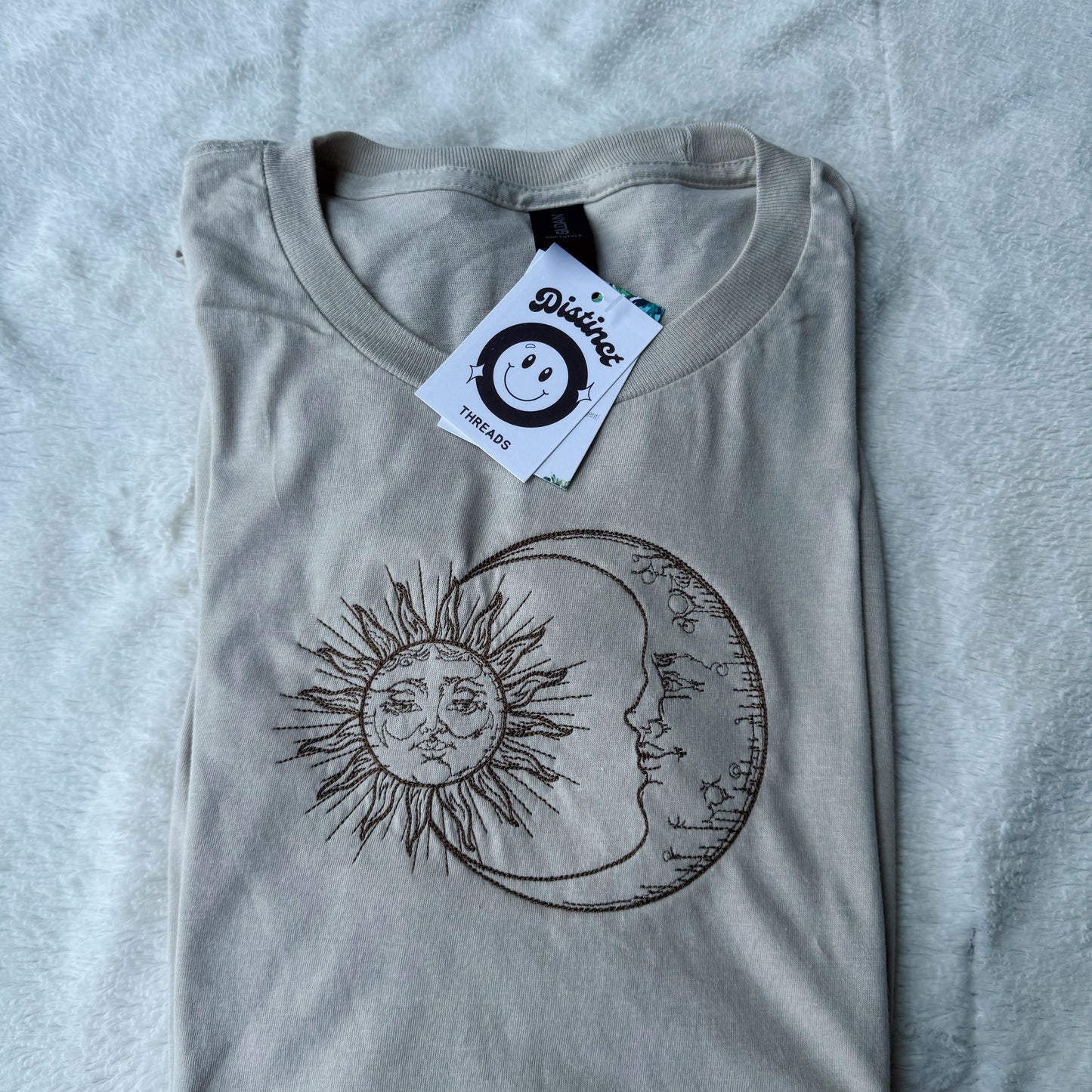 Sun & Moon Embroidered T-Shirt