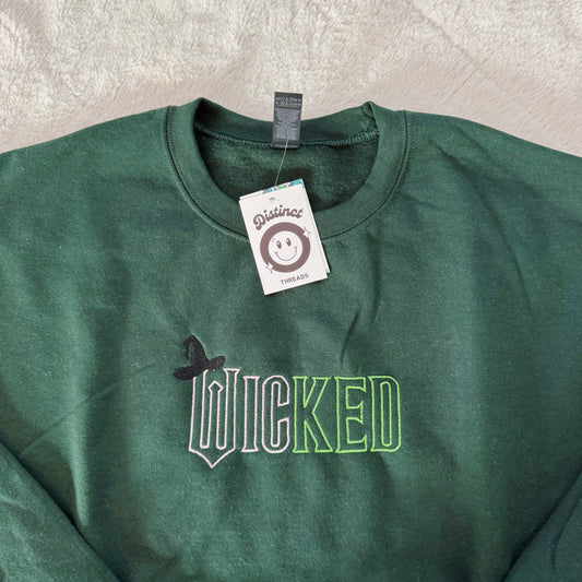 Wicked Ready To Ship Embroidered Crew - Size Medium