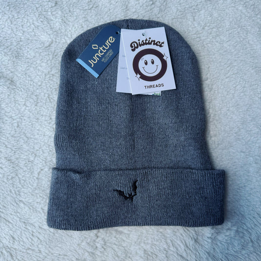 Bat Embroidered Beanie