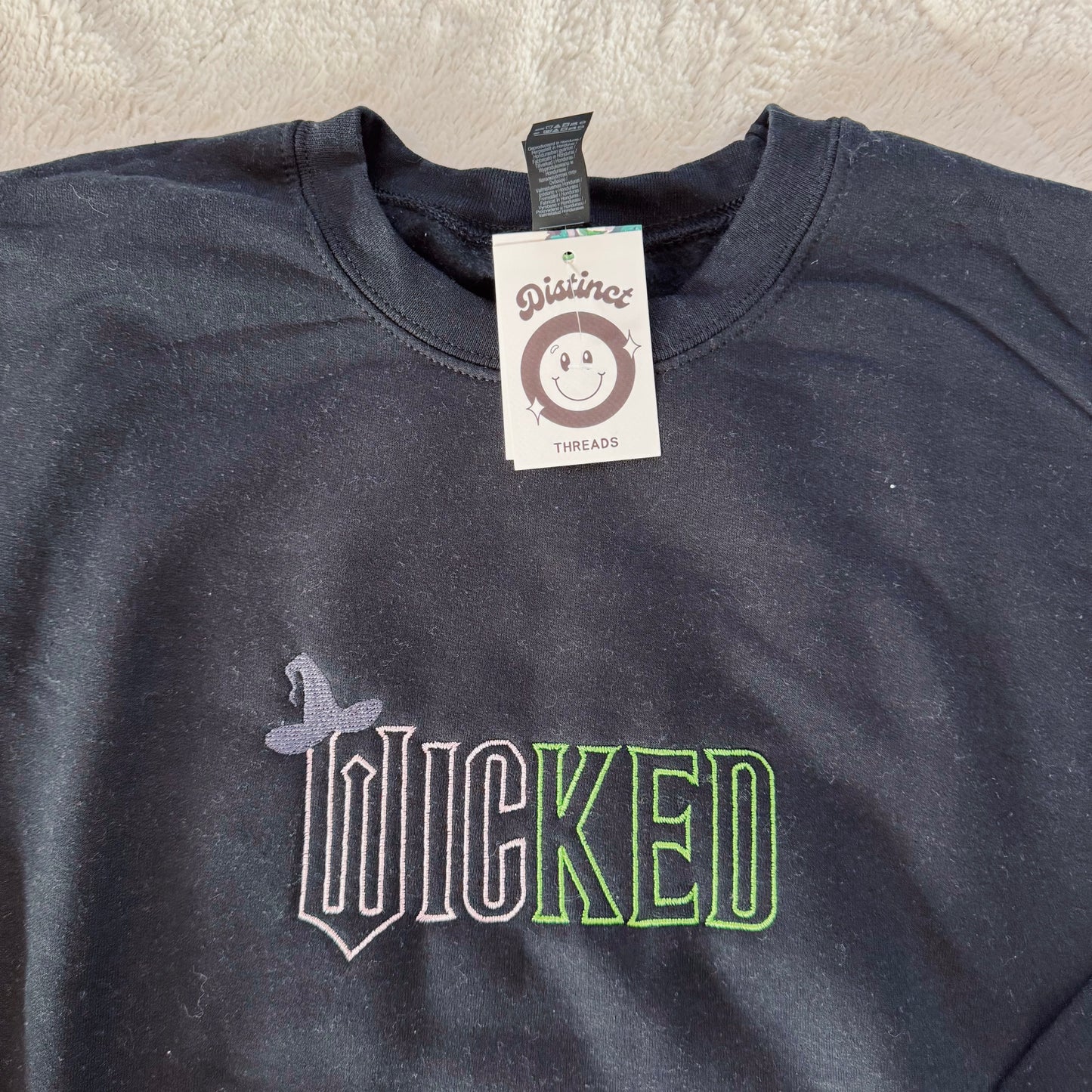 Wicked Ready To Ship Embroidered Crew - Size Large