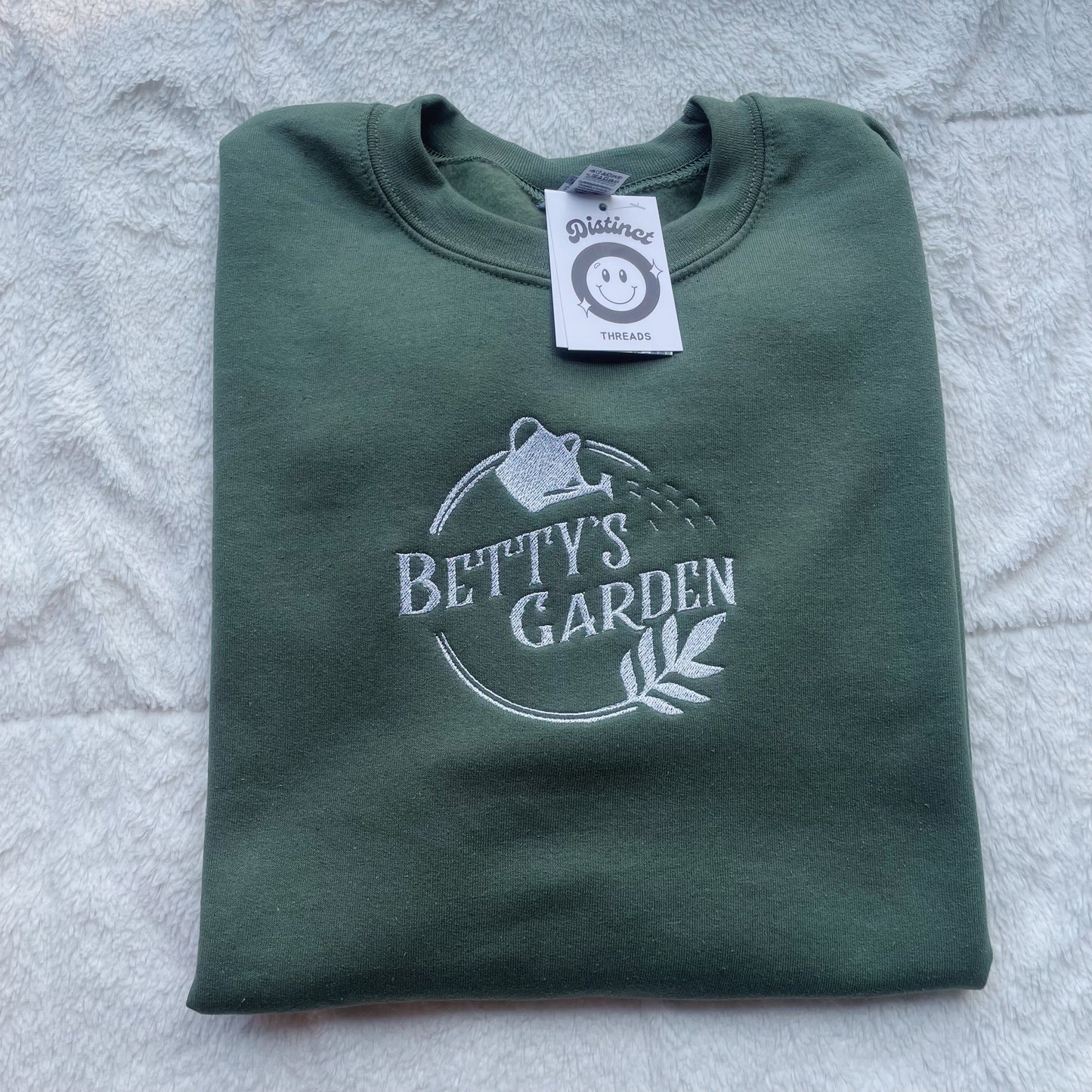 Betty's Garden Taylor Inspired Embroidered Crewneck Sweatshirt