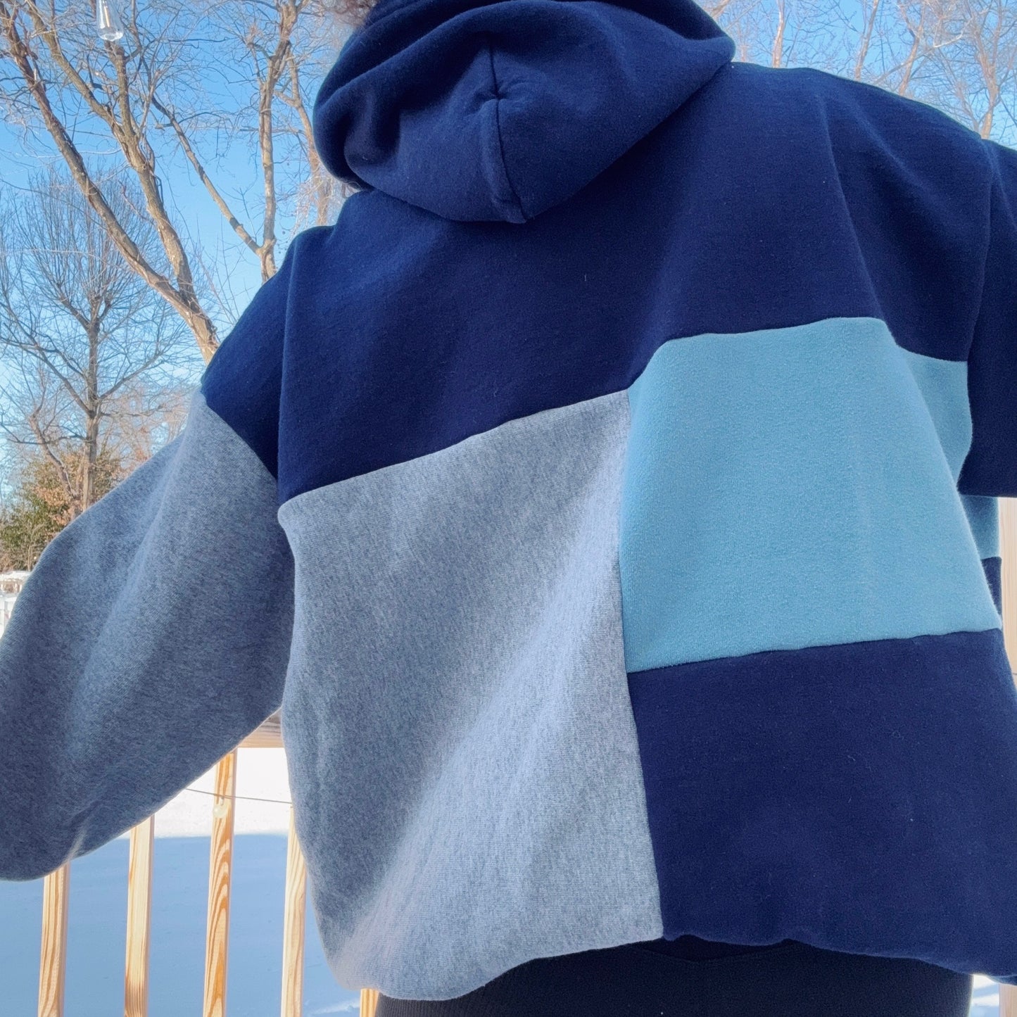 Yanks Patchwork Hoodie - Size S-2XL