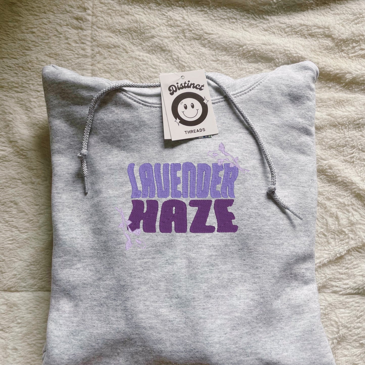 Lavender Haze Taylor Inspired Embroidered Hoodie