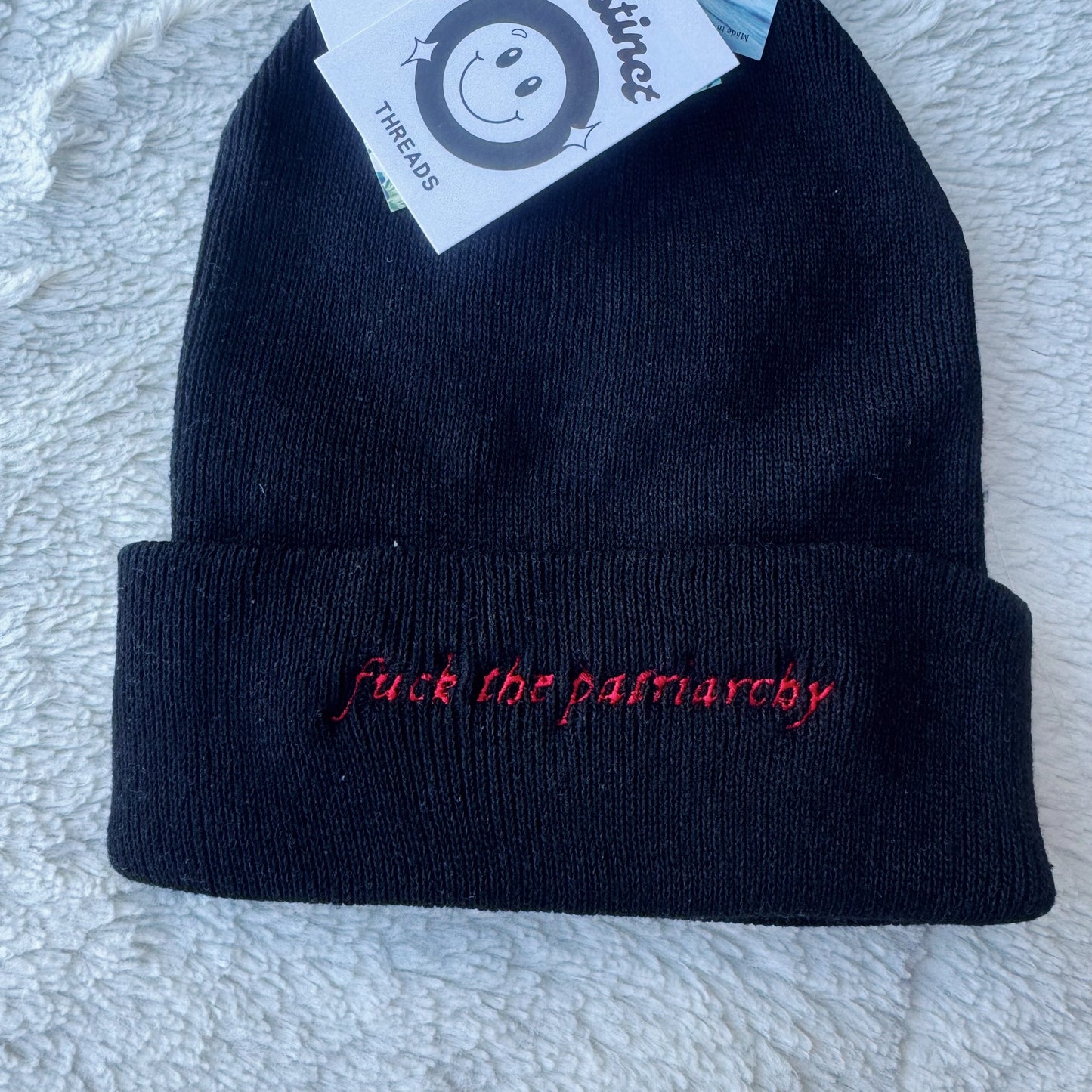 F*ck The Patriarchy Taylor Inspired Embroidered Beanie