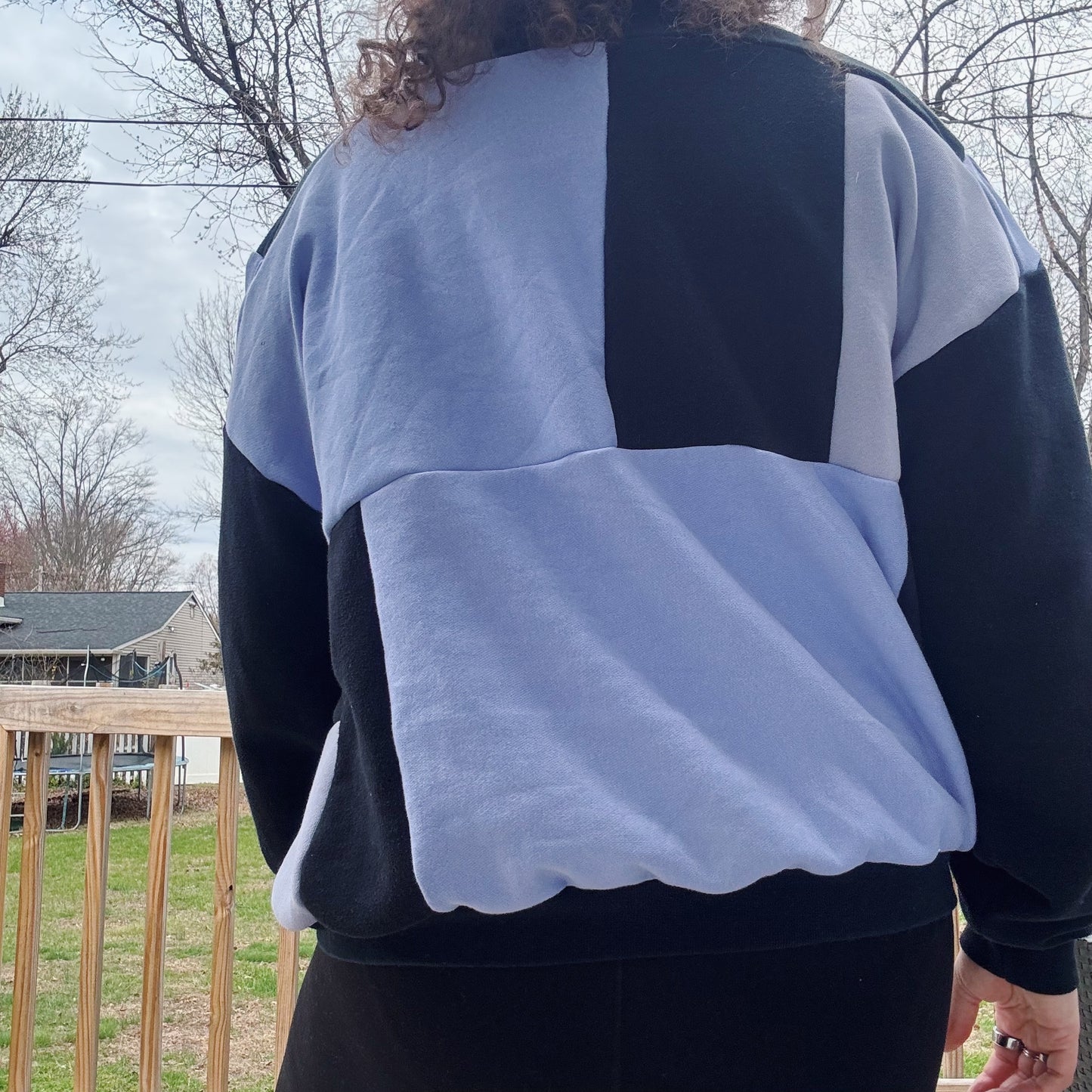 Olivia Patchwork Crew - Size XS-L