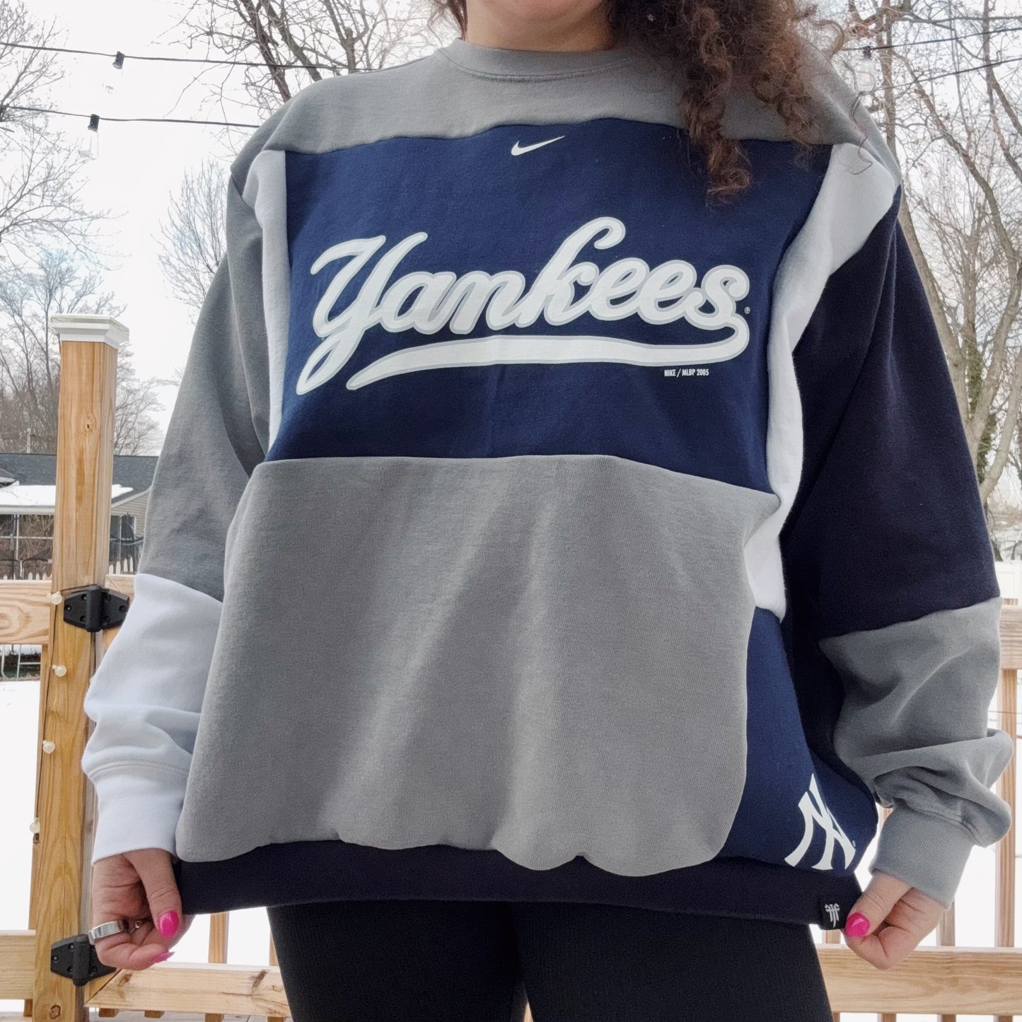 Yanks Patchwork Crewneck - Size XS-XL