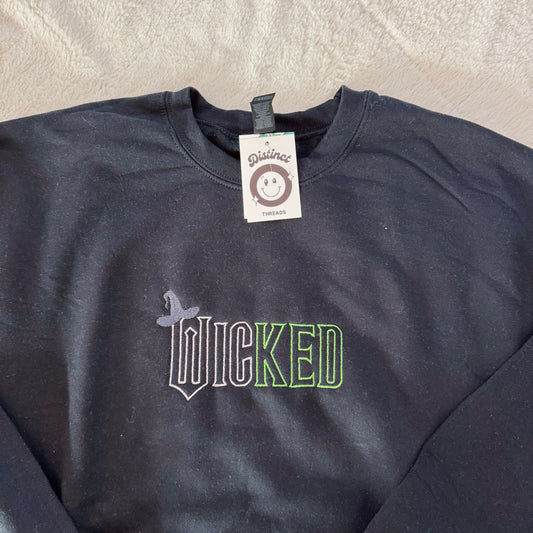 Wicked Ready To Ship Embroidered Crew - Size Large