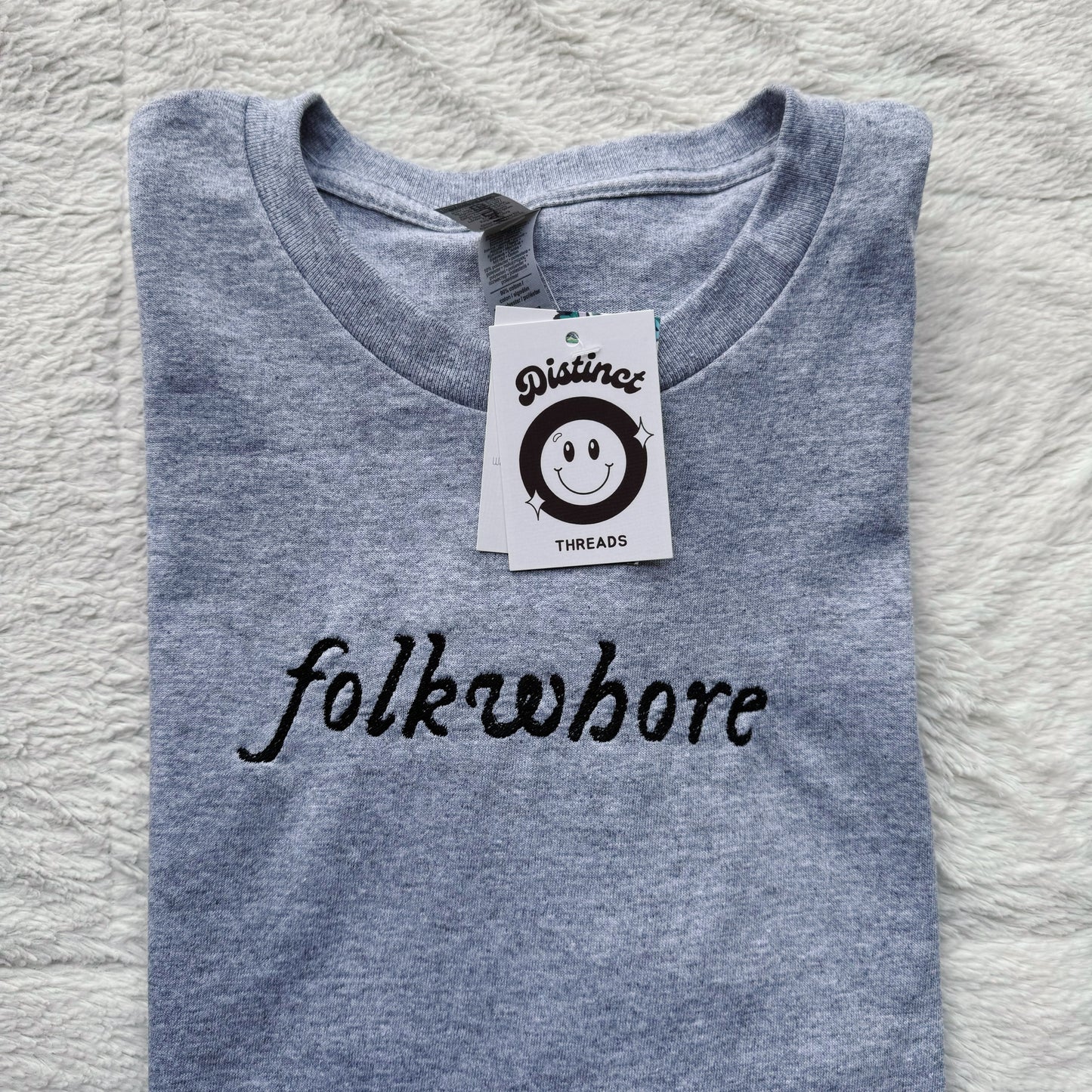 Folklore Taylor Inspired Embroidered T-Shirt