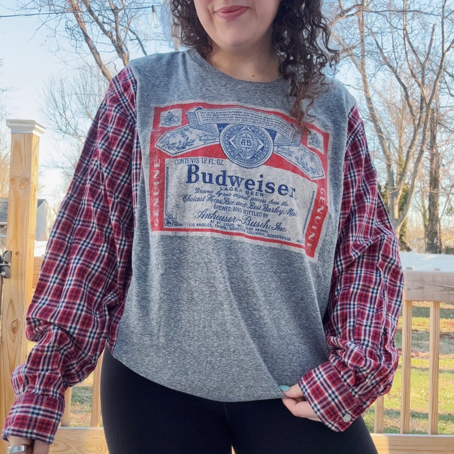 Bud Flannel Tee - Size S-XL
