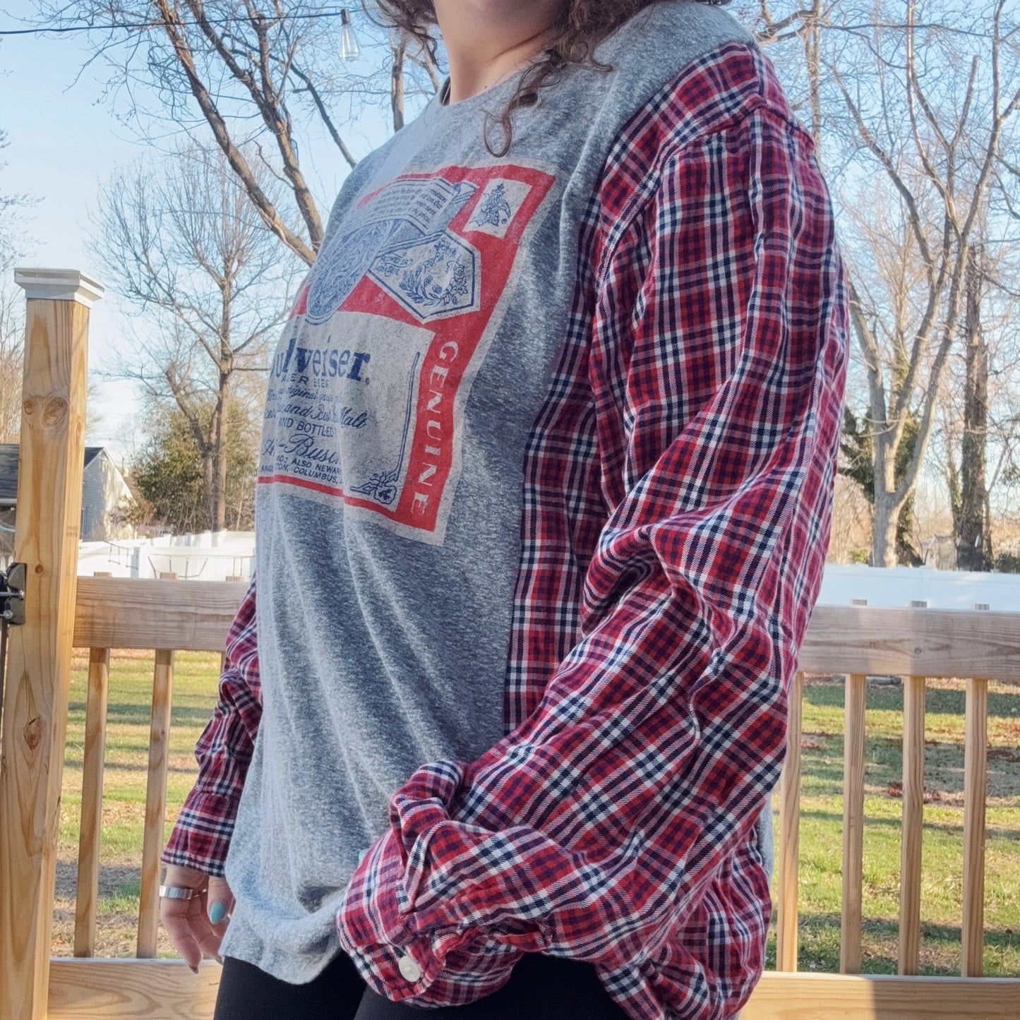Bud Flannel Tee - Size S-XL