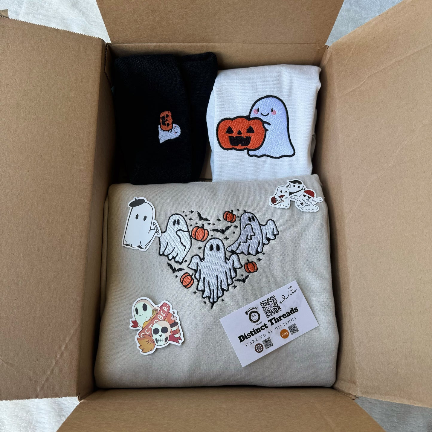 Mystery Embroidered "BOO" Box