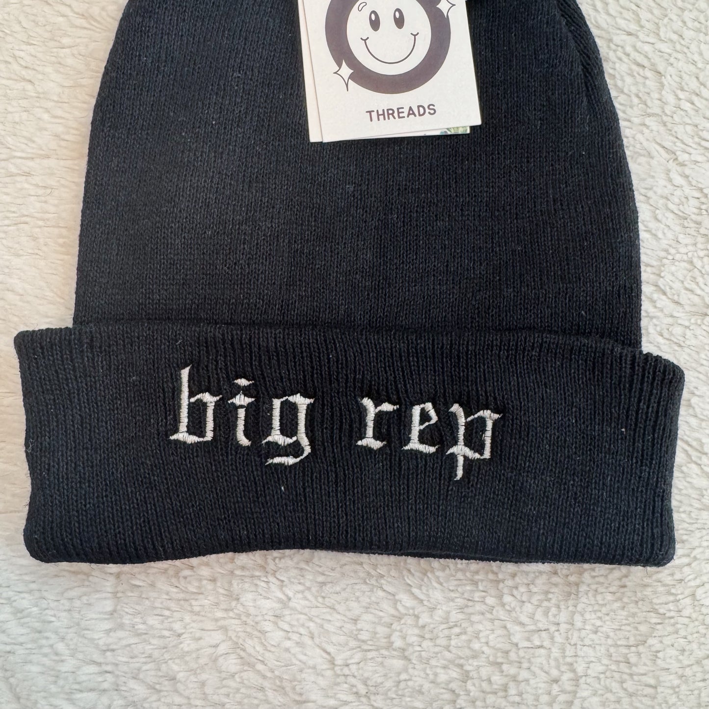 Big Rep Taylor Inspired Embroidered Beanie
