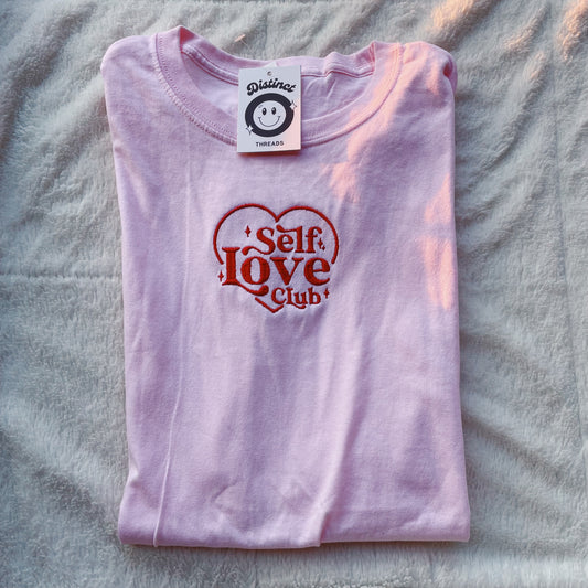 Self Love Club Embroidered T-Shirt