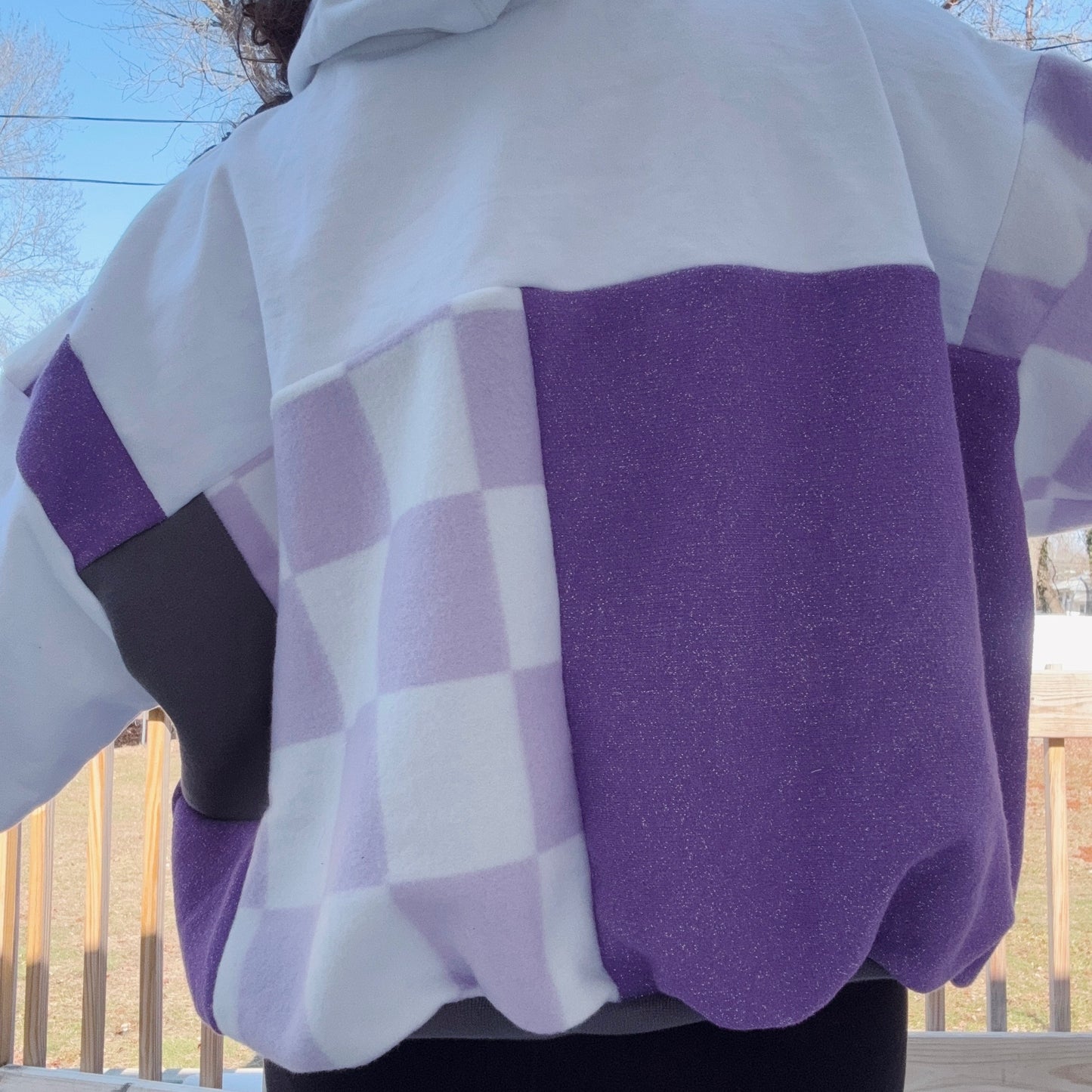 Guts Patchwork Hoodie - Size XS-2XL