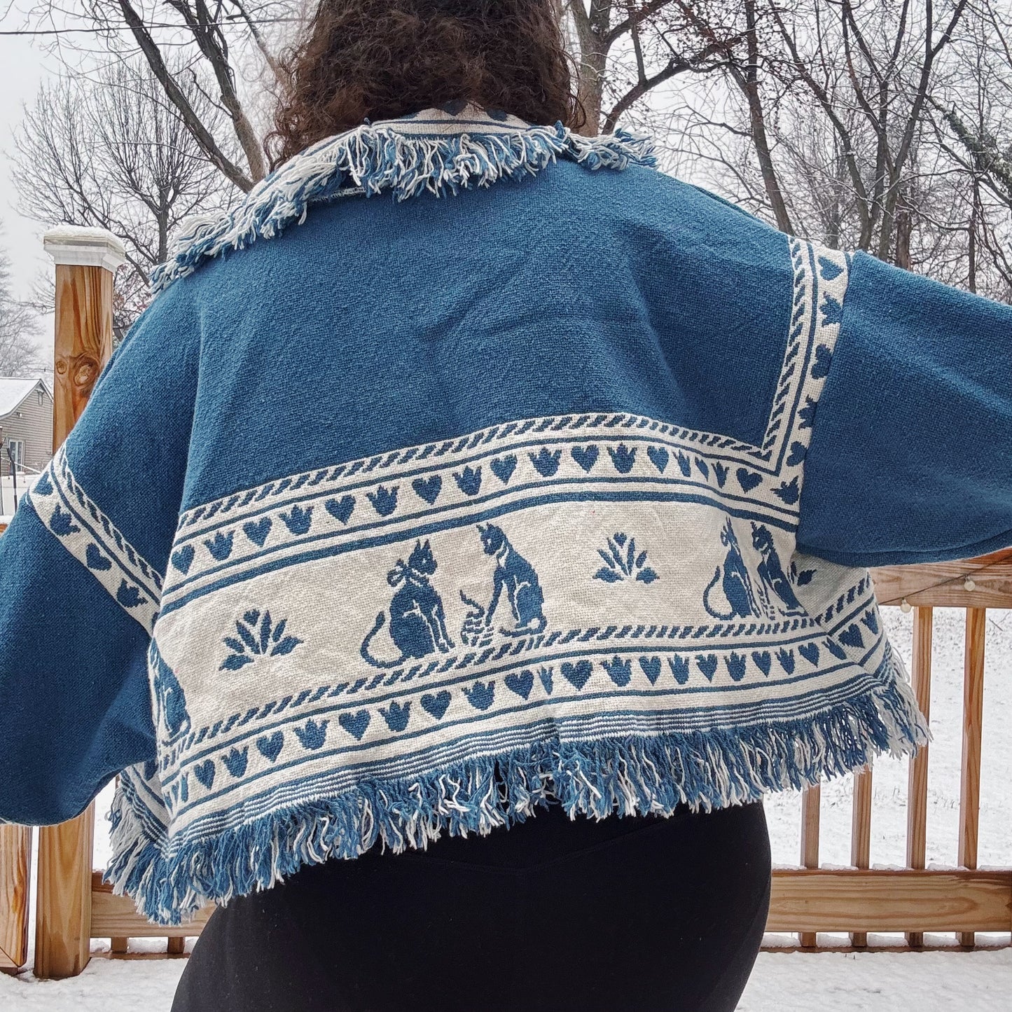 Karma Is A Cat(rdigan) Reworked Cardigan - Size S-2XL