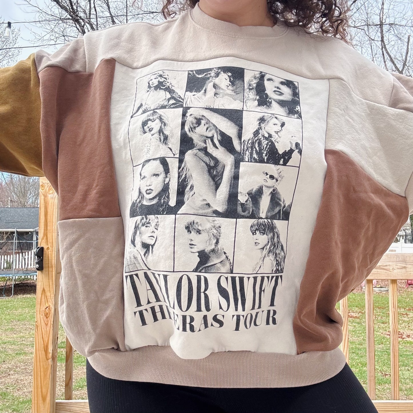 Taylor Patchwork Hoodie - Size XS-2XL