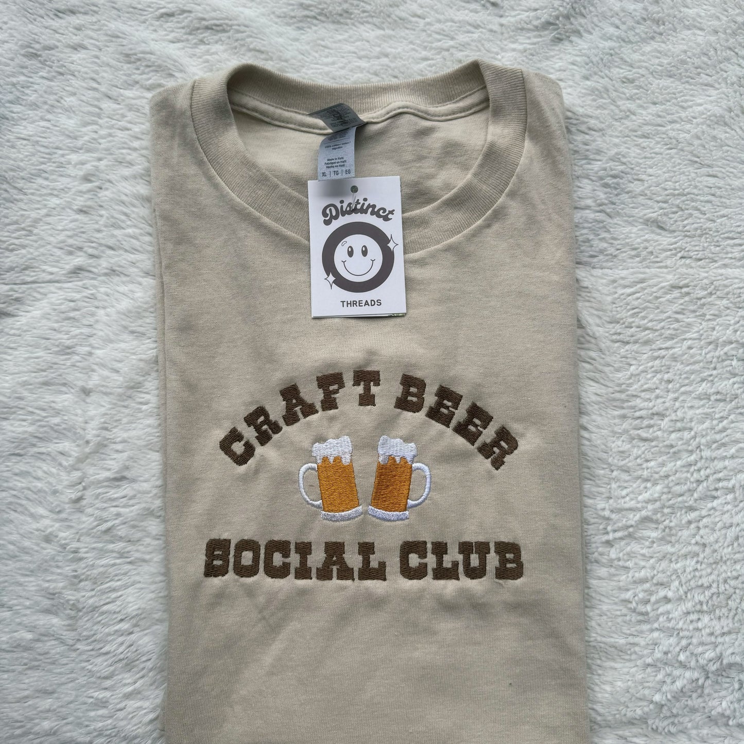 Craft Beer Social Club Embroidered T-Shirt