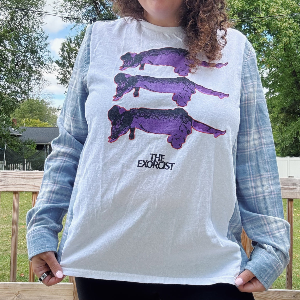 Levitating Flannel Tee - Size XS-L