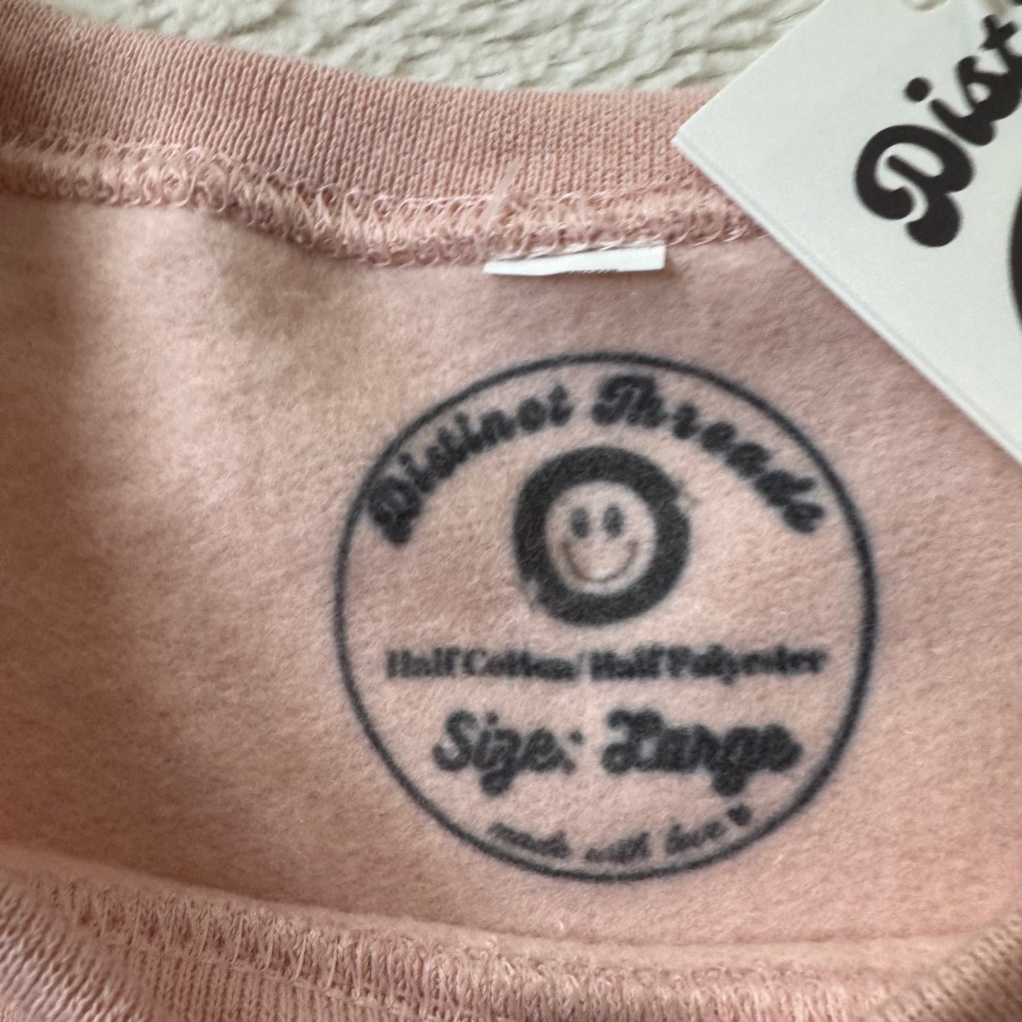 Mushroom Ghosts Ready To Ship Embroidered Crew - Size Large