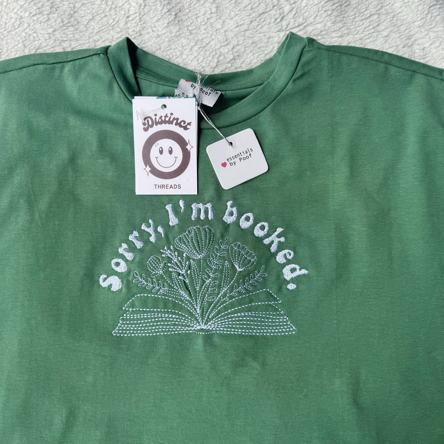 Sorry, I'm Booked Cropped Tee