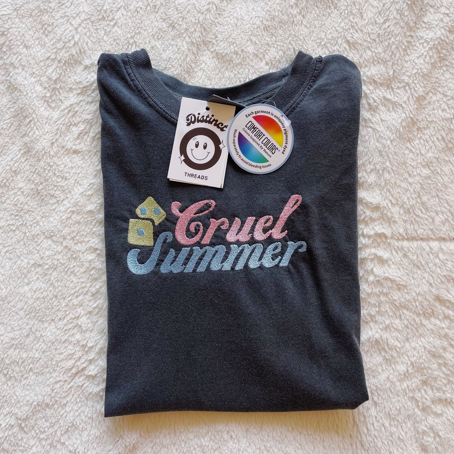 Cruel Summer Taylor Inspired Embroidered T-Shirt