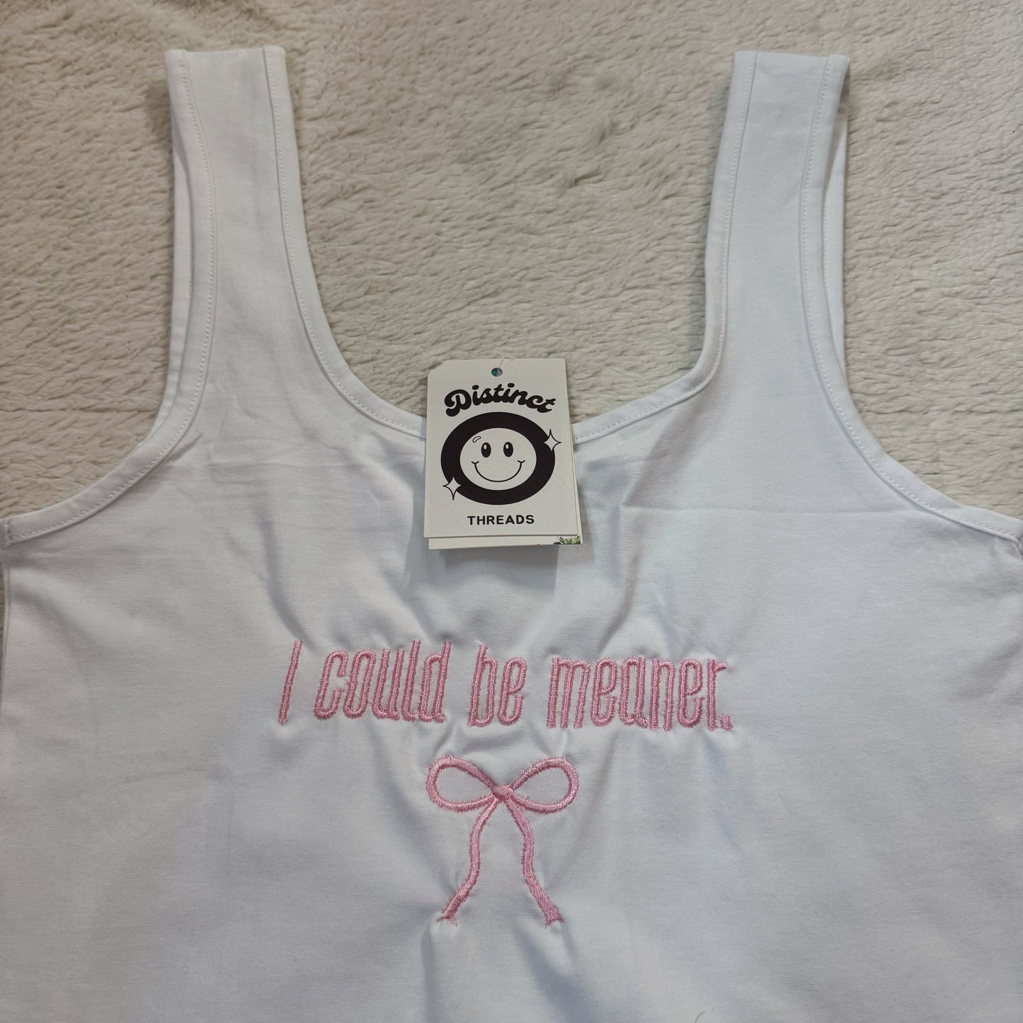 I Could Be Meaner Embroidery