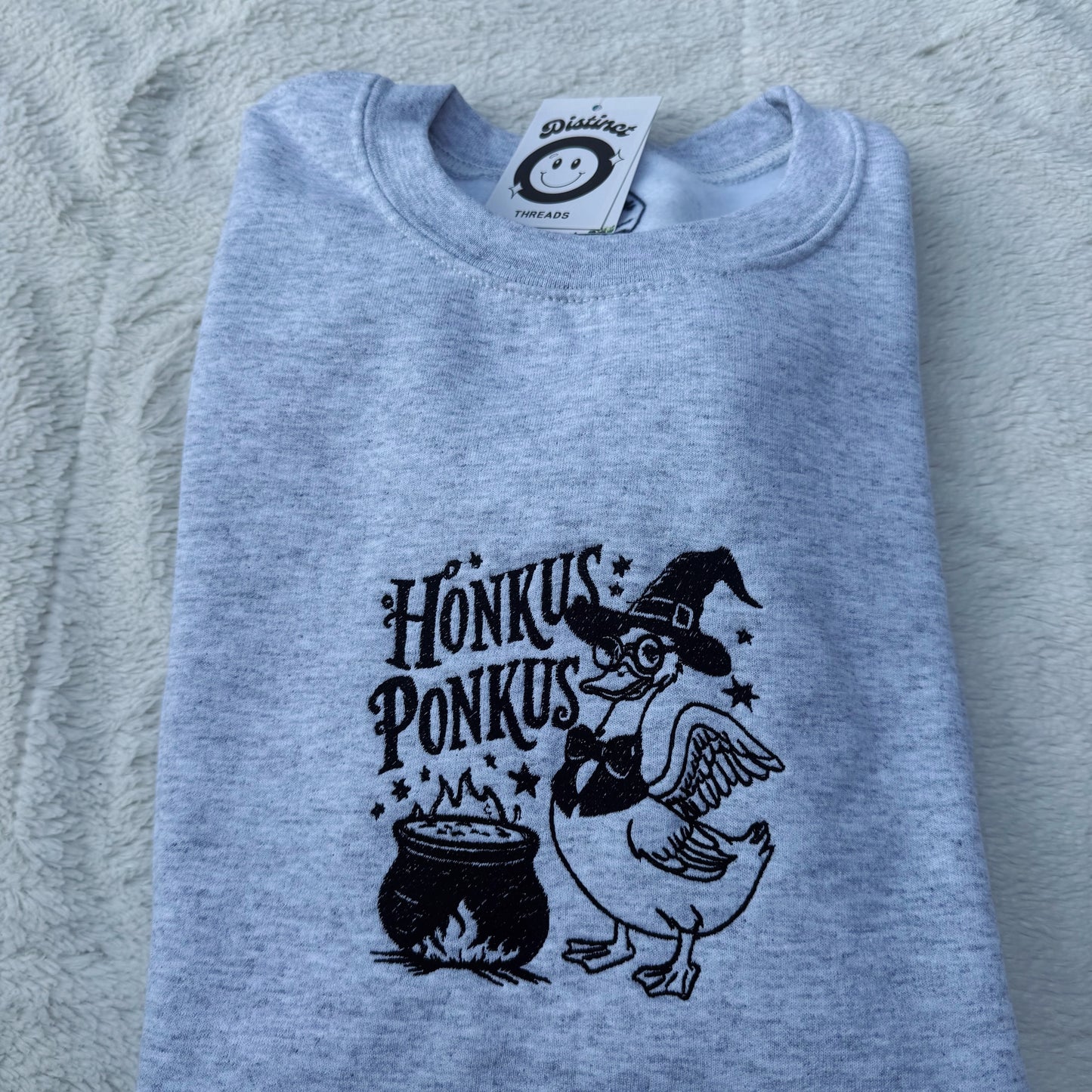 Honkus Ponkus Embroidered Crewneck Sweatshirt