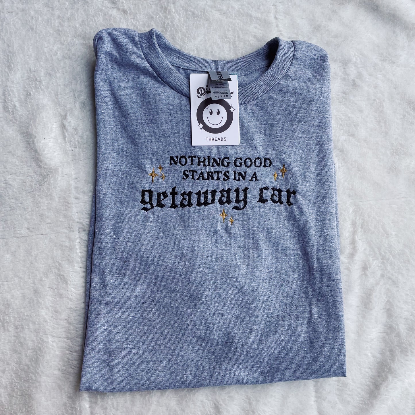 Getaway Car Taylor Inspired Embroidered T-Shirt