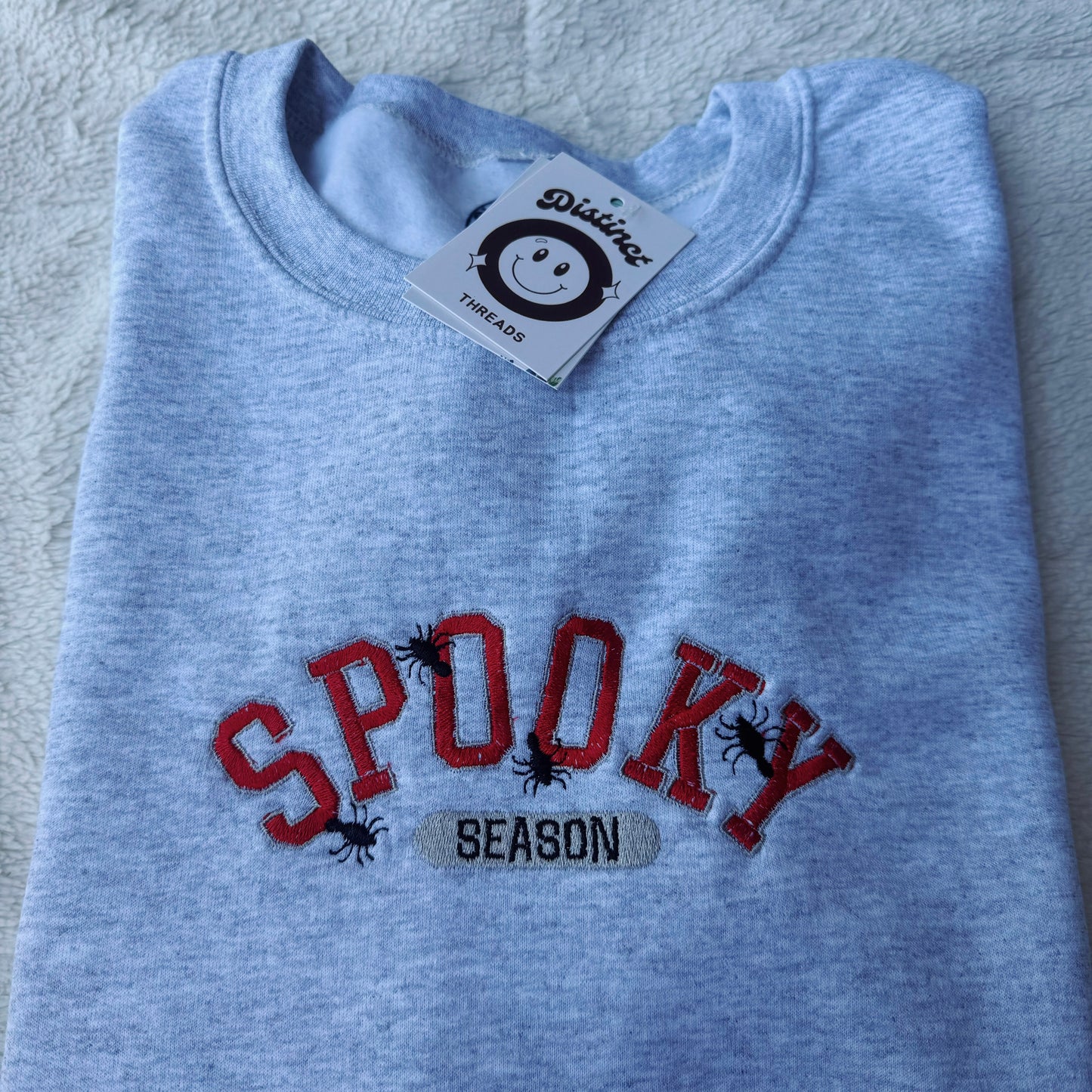 Spooky Season Embroidered Crewneck Sweatshirt