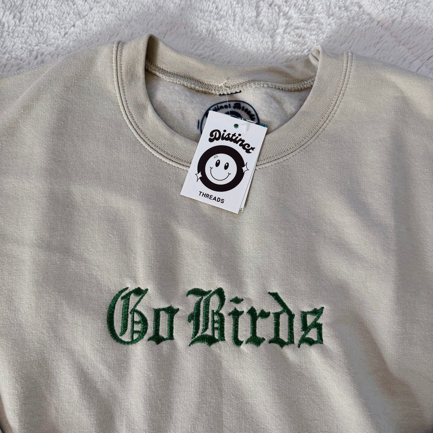 Go Birds Ready To Ship Embroidered Crew - Size Medium