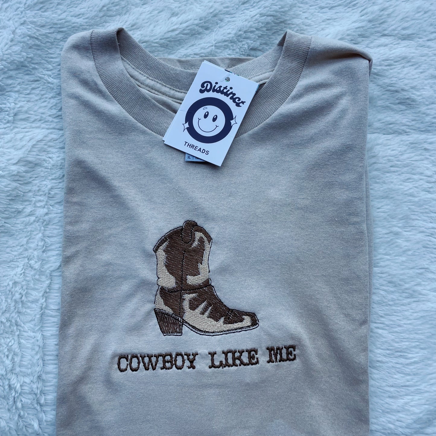 Cowboy Like Me Taylor Inspired Embroidered T-Shirt