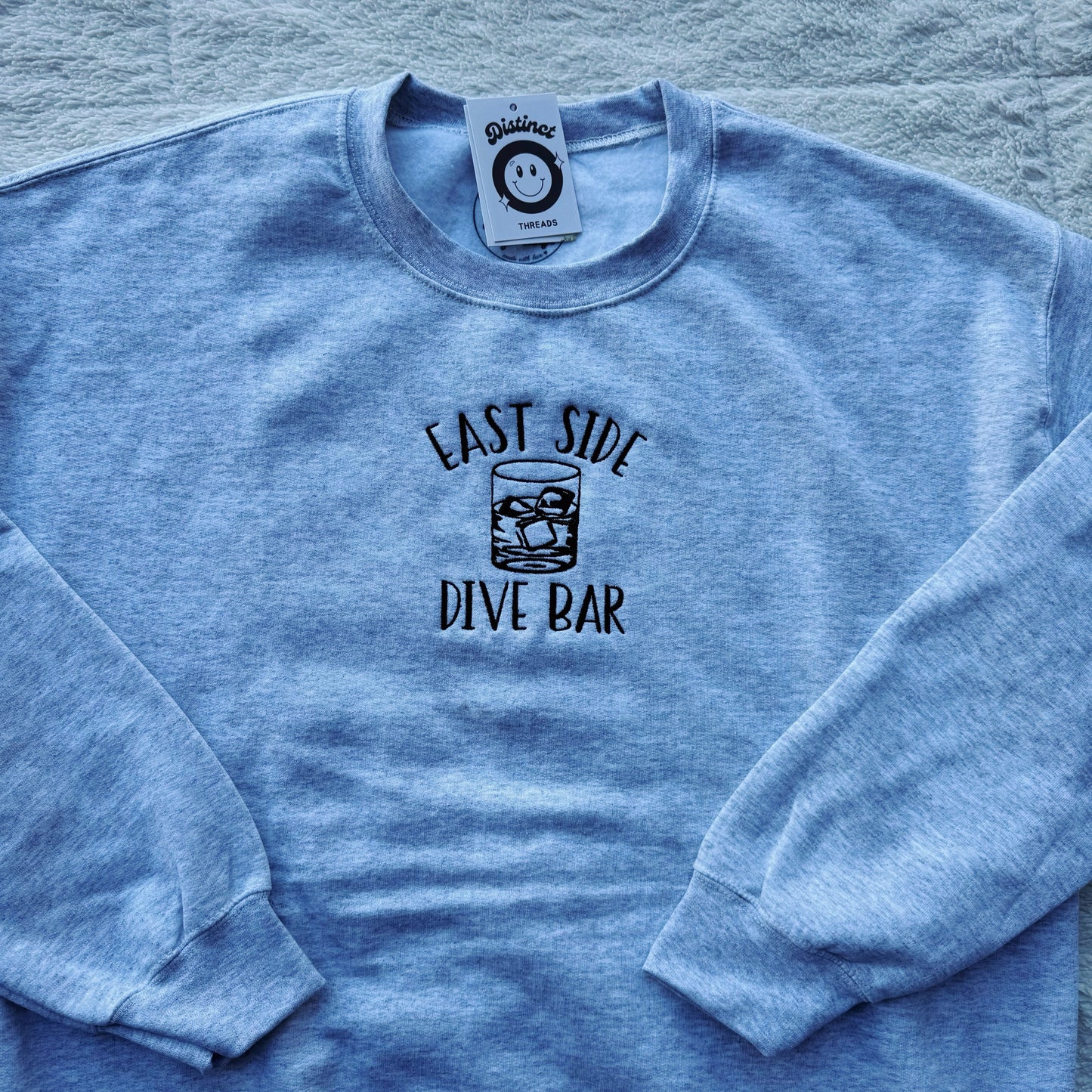 East Side Dive Bar Taylor Inspired Embroidered Crewneck Sweatshirt