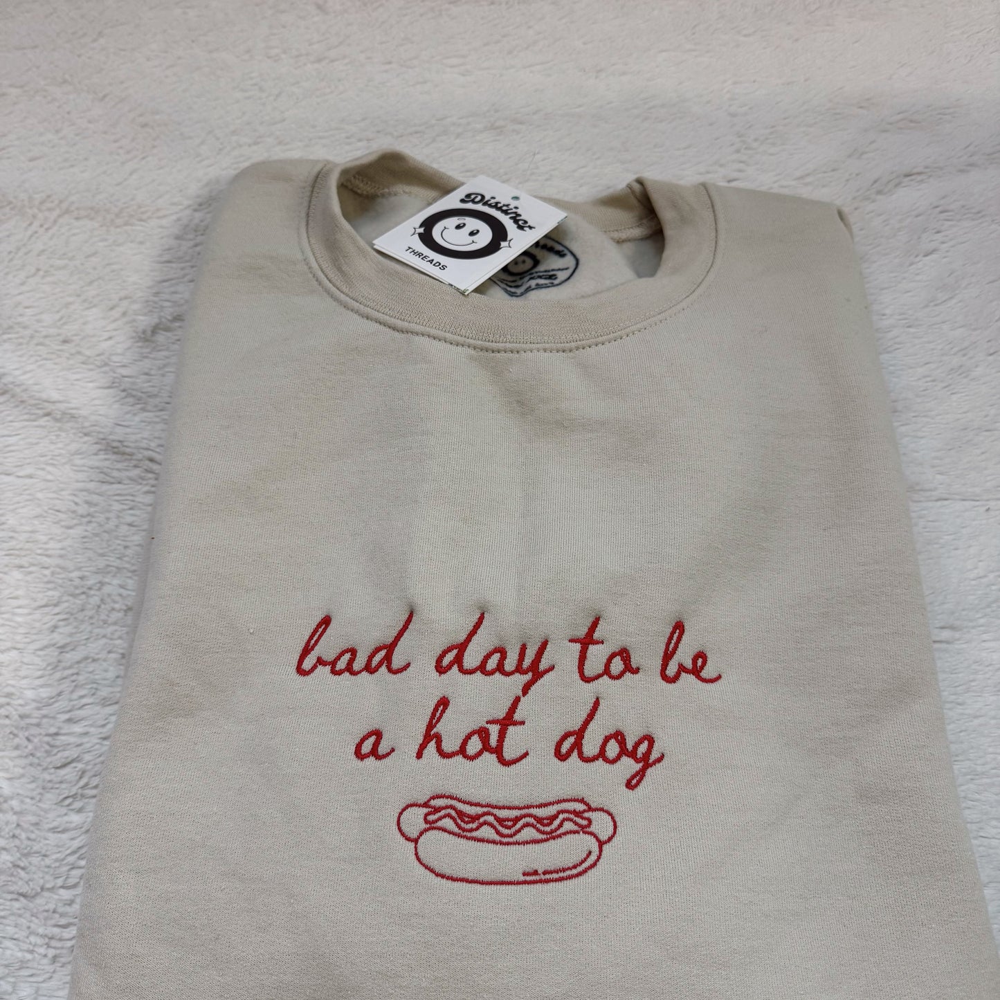 Bad Day To Be Hot Dog Embroidery